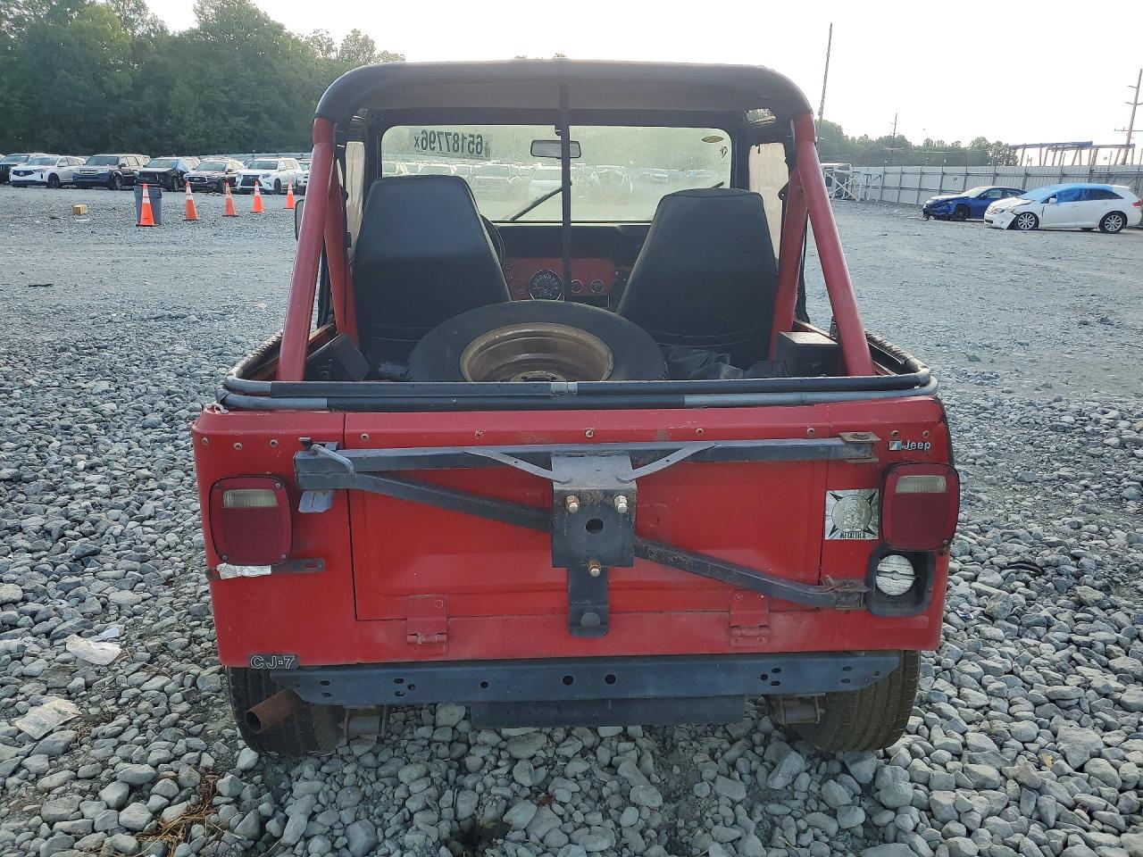 1986 Jeep Jeep Cj7 Red vin: 1JCUM87A3GT051552