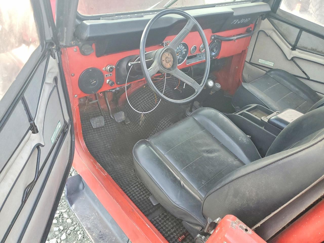1986 Jeep Jeep Cj7 Red vin: 1JCUM87A3GT051552