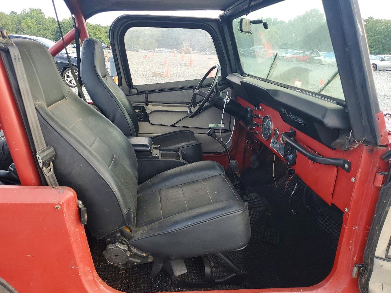 1986 Jeep Jeep Cj7 Red vin: 1JCUM87A3GT051552