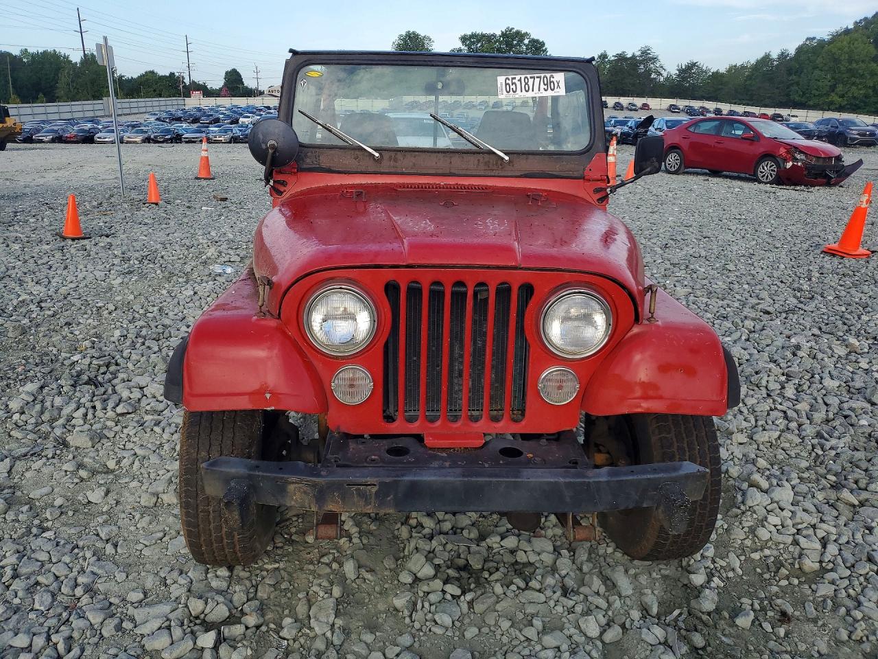 1986 Jeep Jeep Cj7 Red vin: 1JCUM87A3GT051552