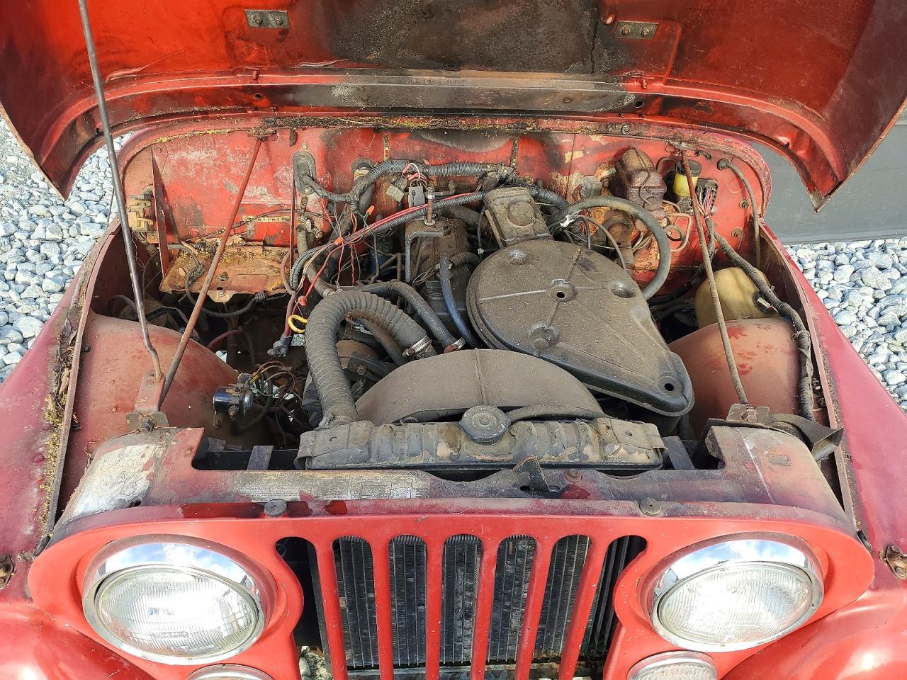 1986 Jeep Jeep Cj7 Red vin: 1JCUM87A3GT051552