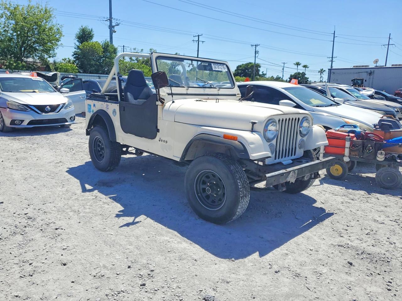 1985 Jeep Jeep Cj7 Белый vin: 1JCUM87A4FT065622