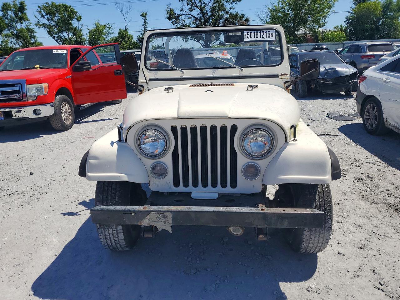1985 Jeep Jeep Cj7 Белый vin: 1JCUM87A4FT065622
