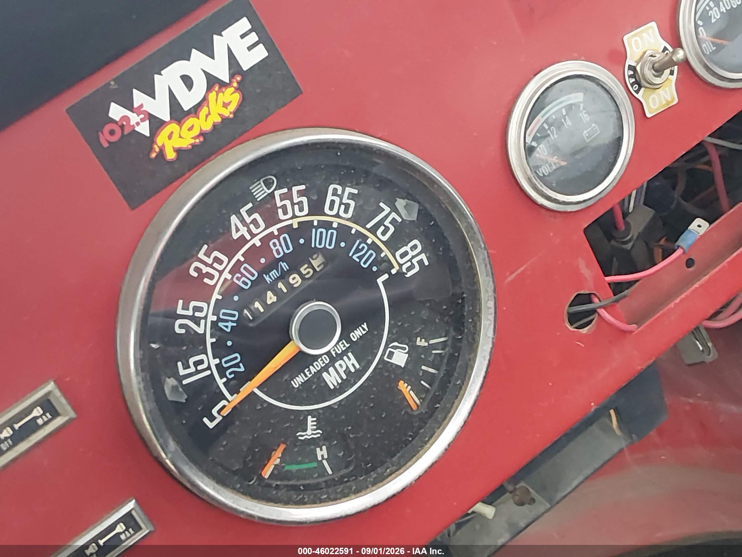 1986 Jeep Jeep Cj7 Red vin: 1JCUM87E9GT081657