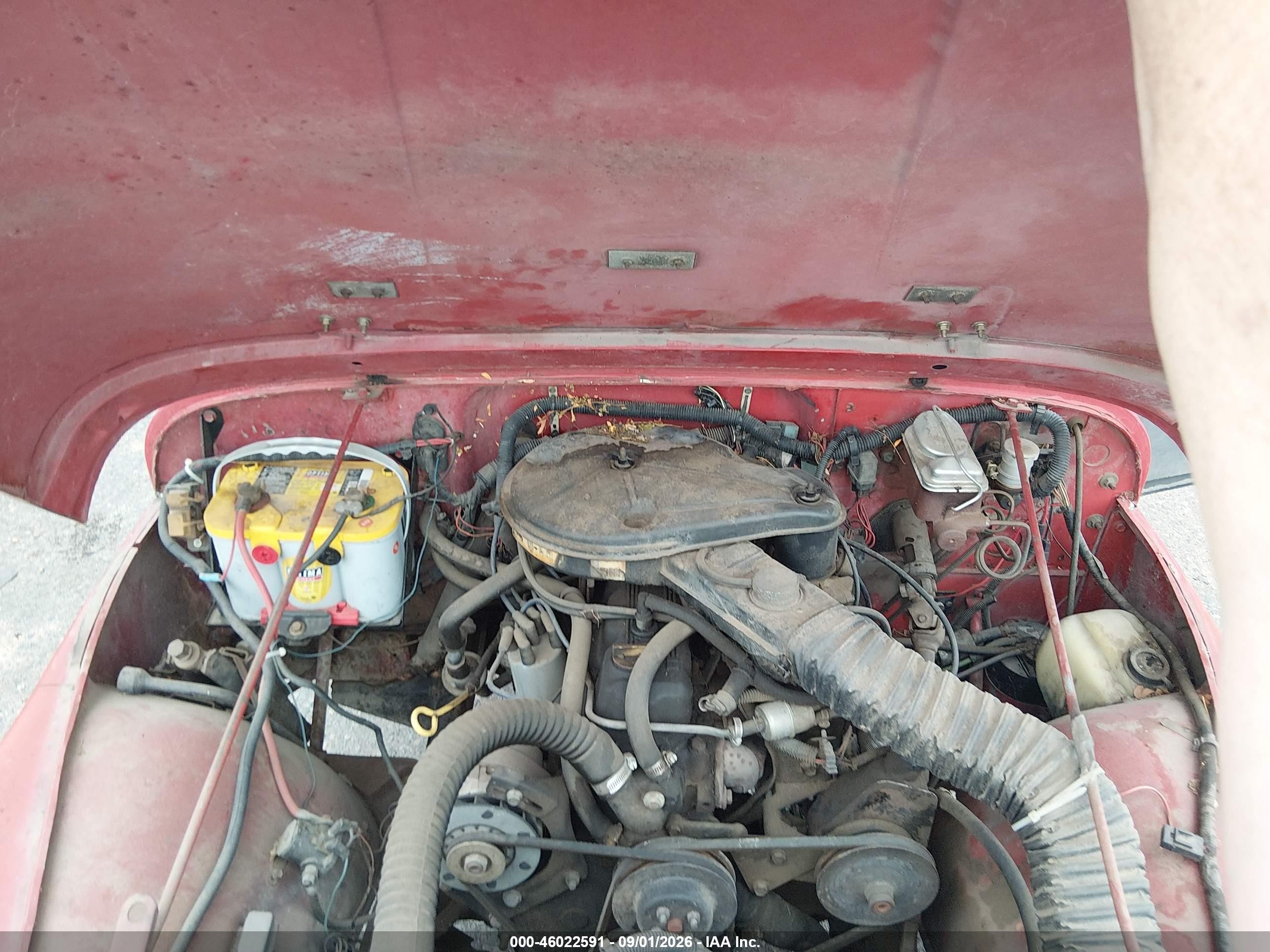 1986 Jeep Jeep Cj7 Red vin: 1JCUM87E9GT081657