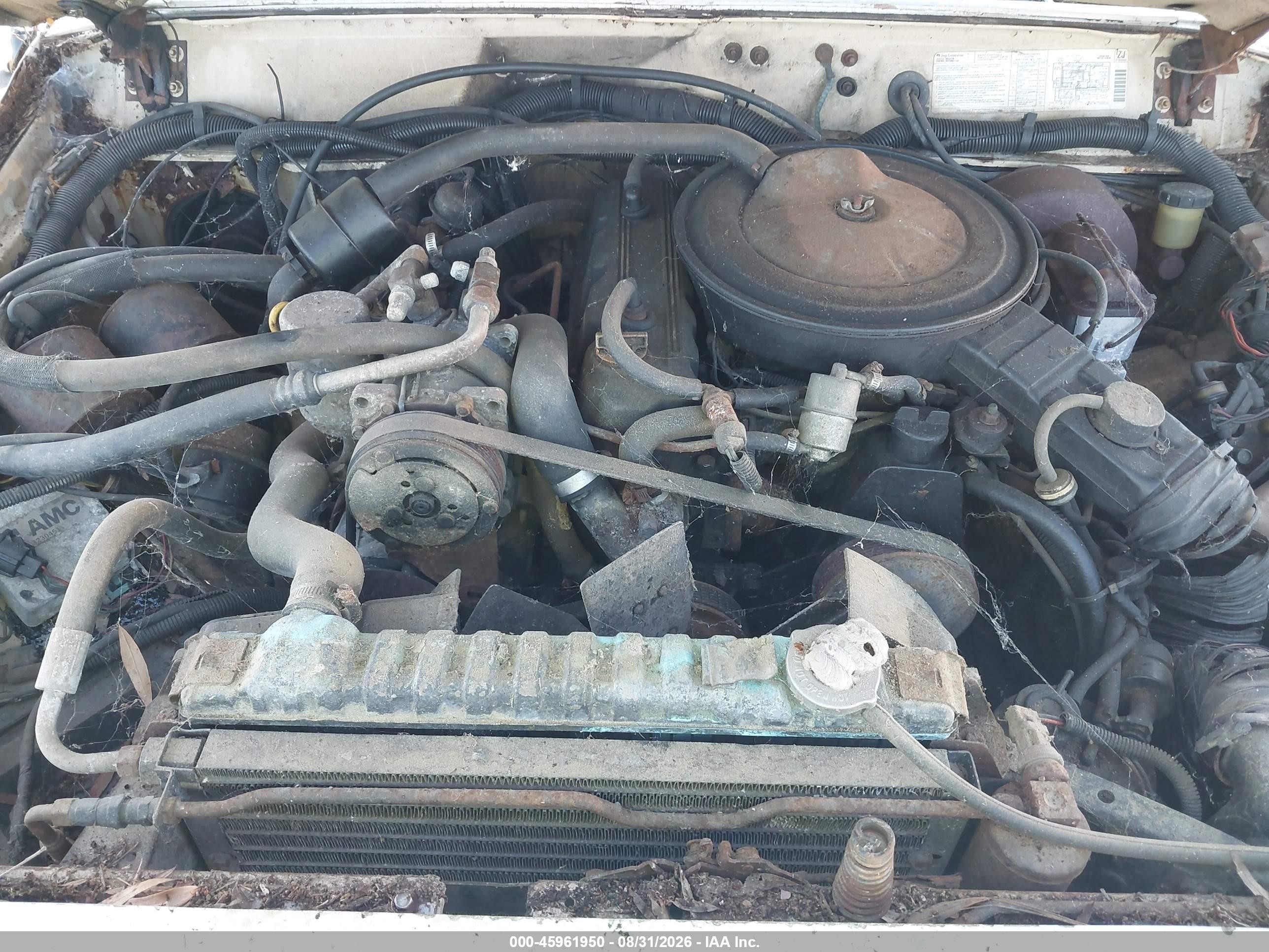 1985 Jeep Cherokee   White vin: 1JCUX7816FT009519