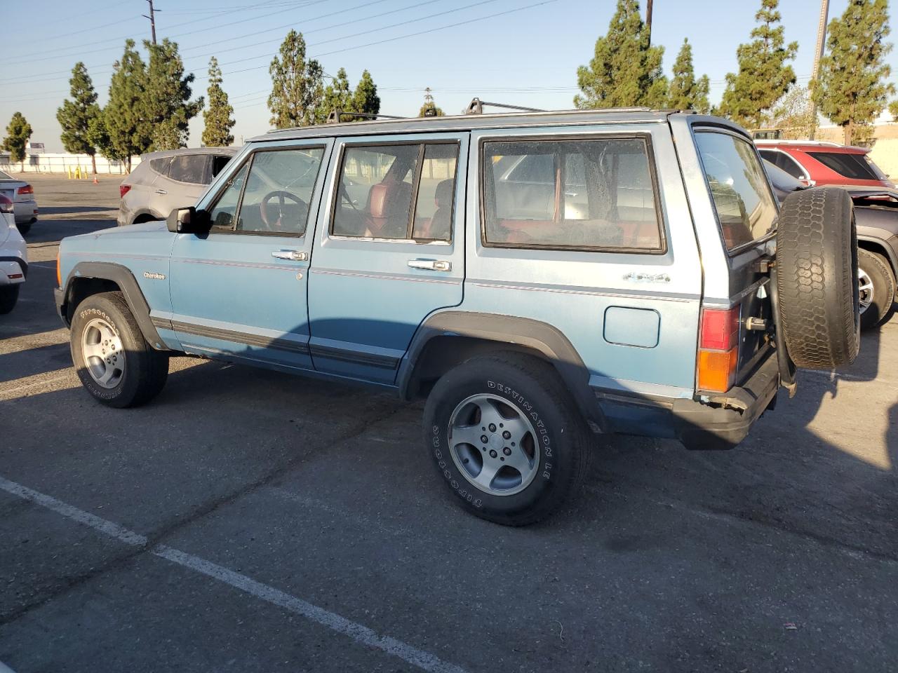 1986 Jeep Cherokee Laredo Blue vin: 1JCWL7846GT152101