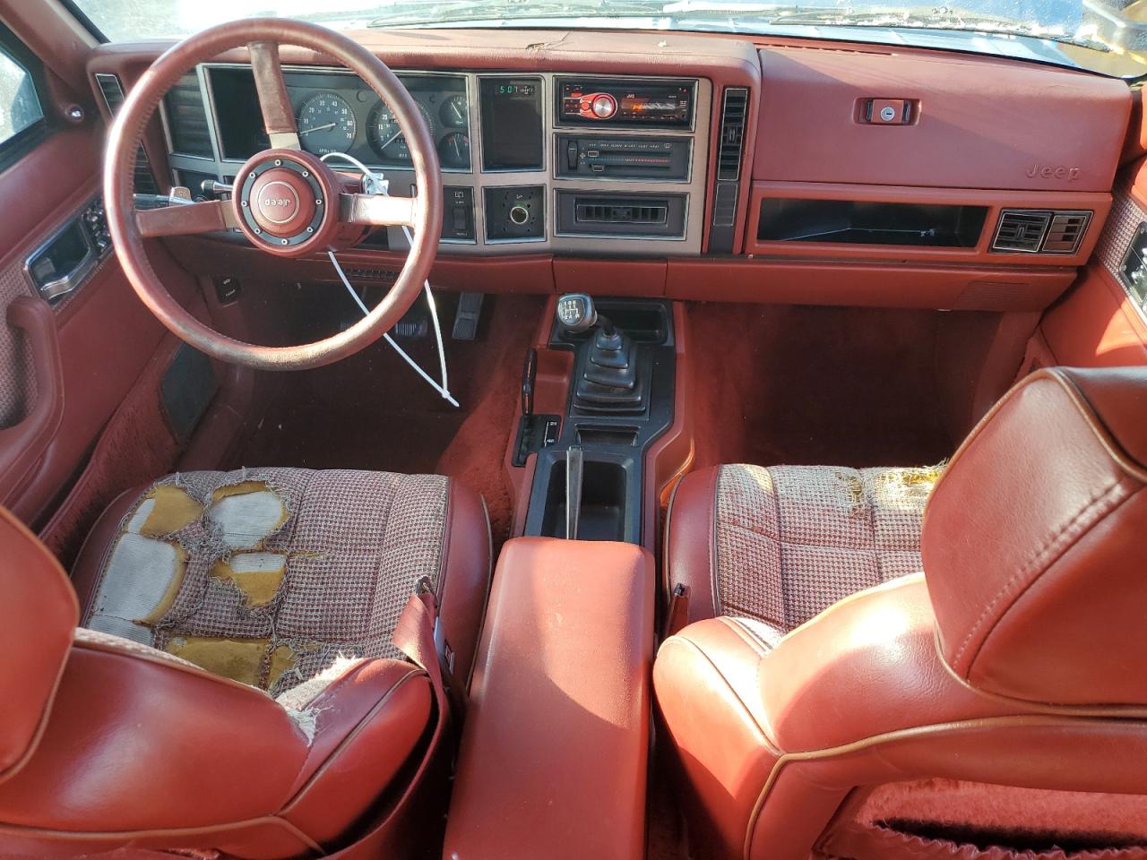 1986 Jeep Cherokee Laredo Blue vin: 1JCWL7846GT152101