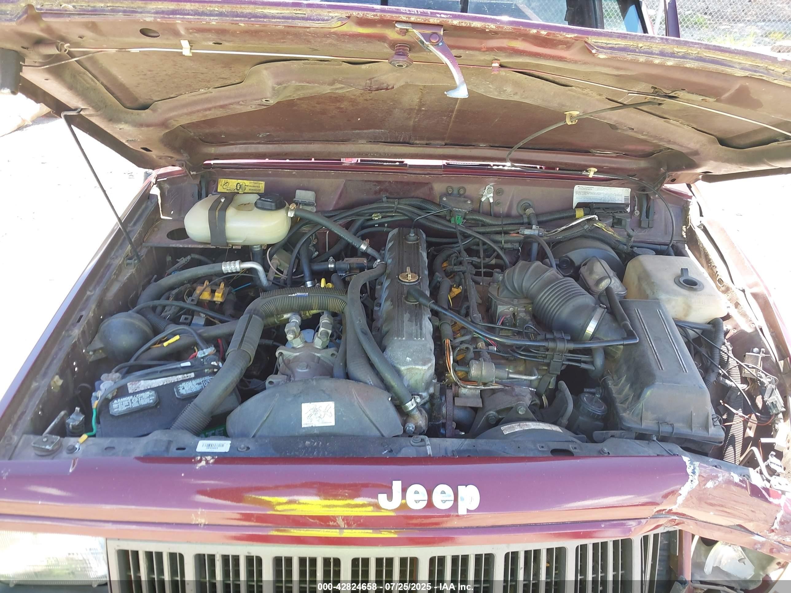 1988 Jeep Comanche Pioneer Burgundy vin: 1JTML63P3JT230344
