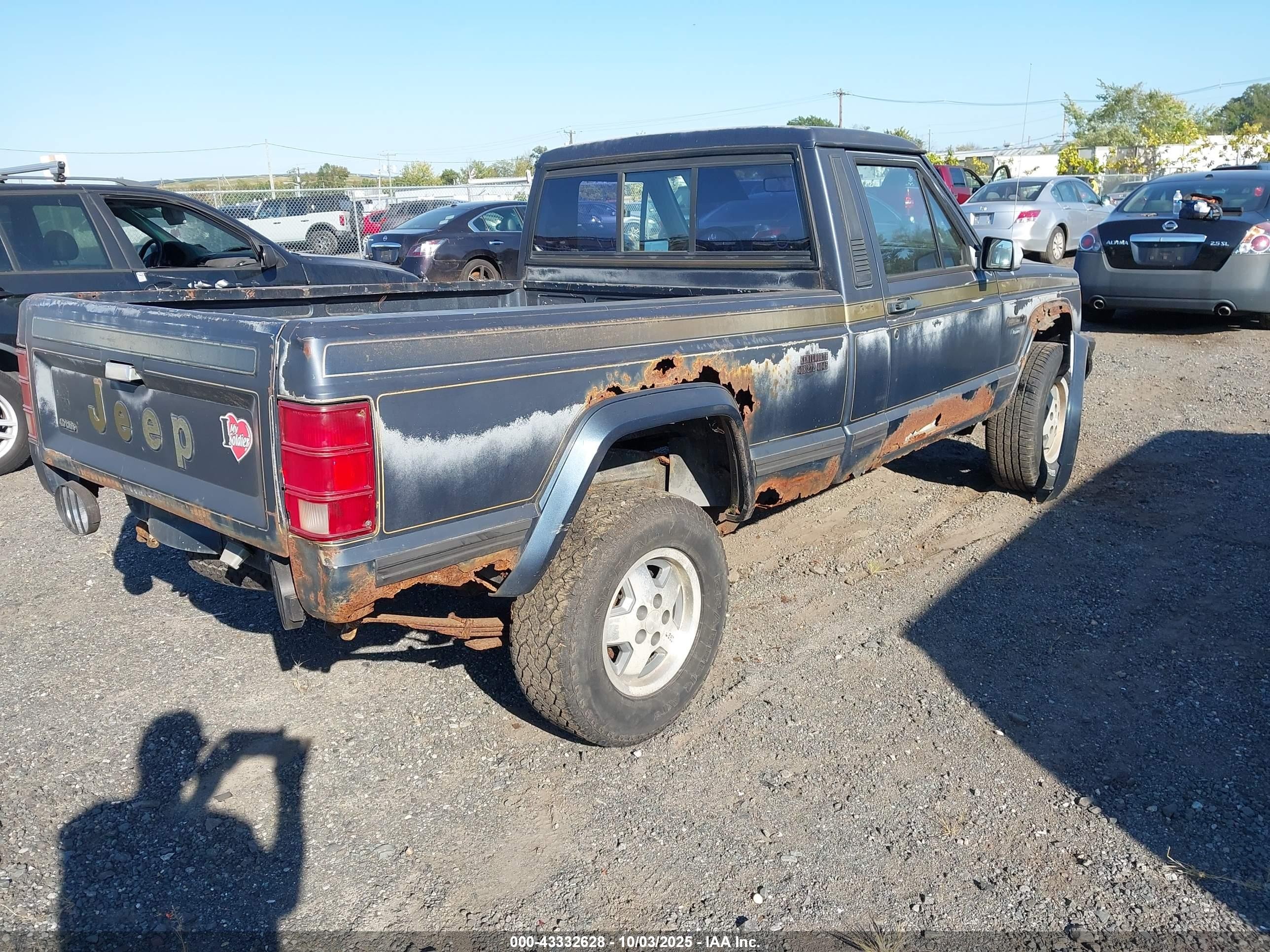 1988 Jeep Comanche Pioneer Gray vin: 1JTML63P3JT255969