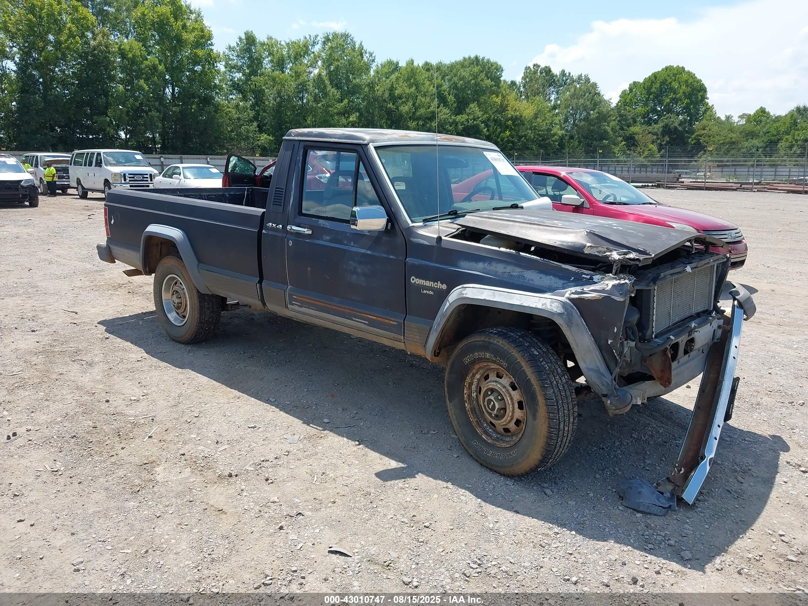 1988 Jeep Comanche Laredo Серый vin: 1JTML65T3JT245923