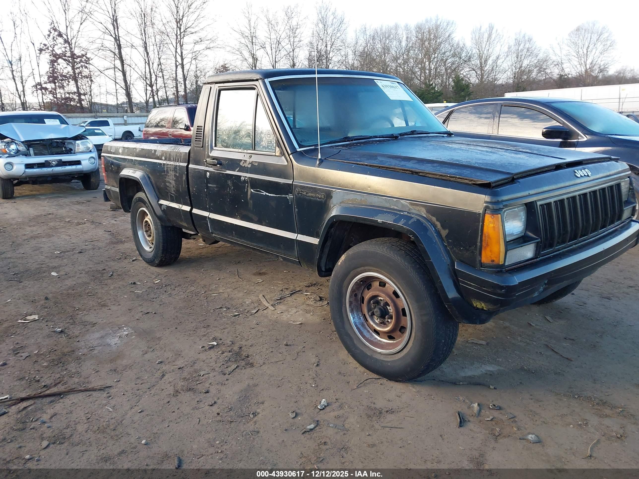 1988 Jeep Comanche   Черный vin: 1JTMW6412JT082611