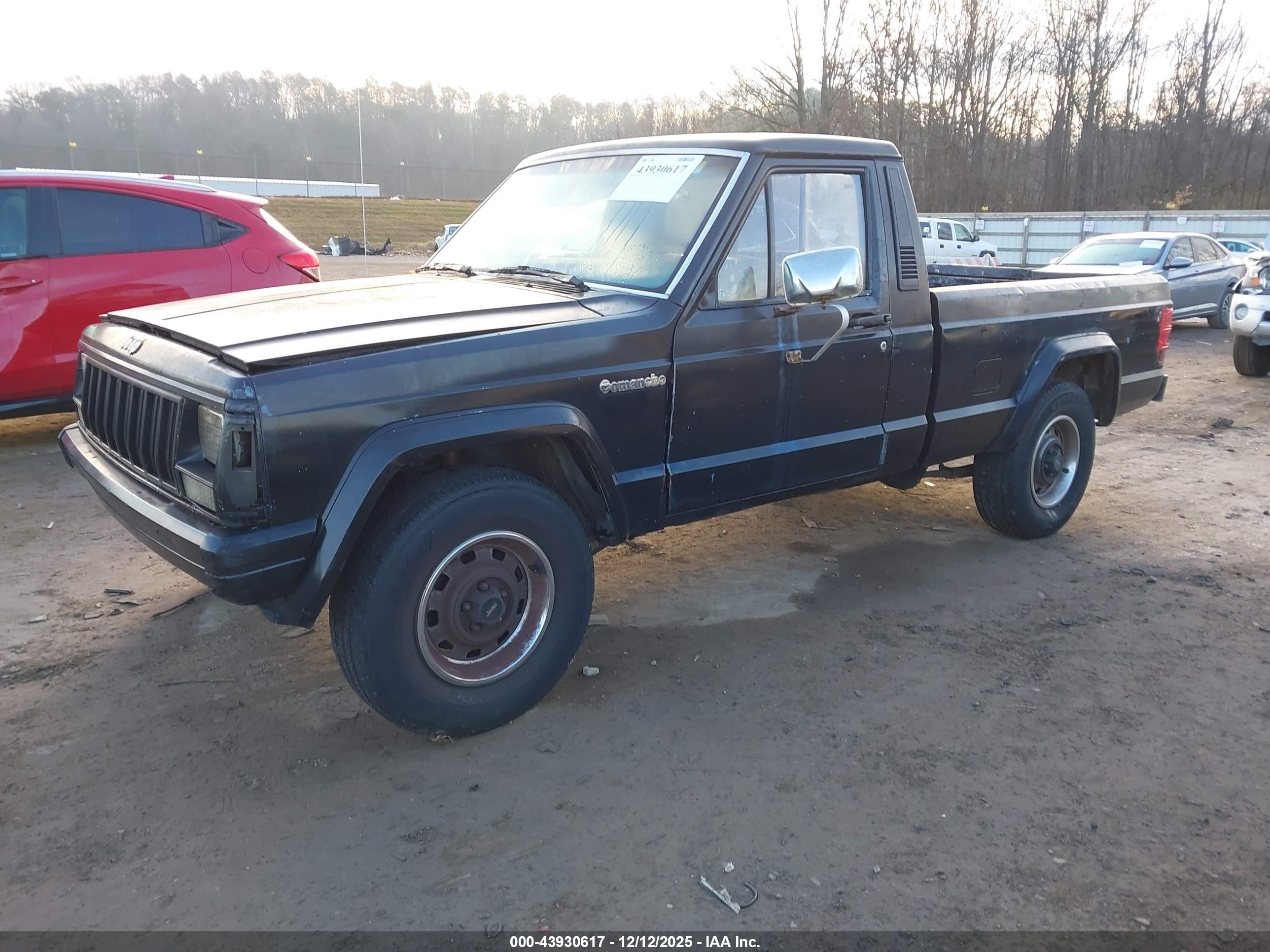 1988 Jeep Comanche   Черный vin: 1JTMW6412JT082611