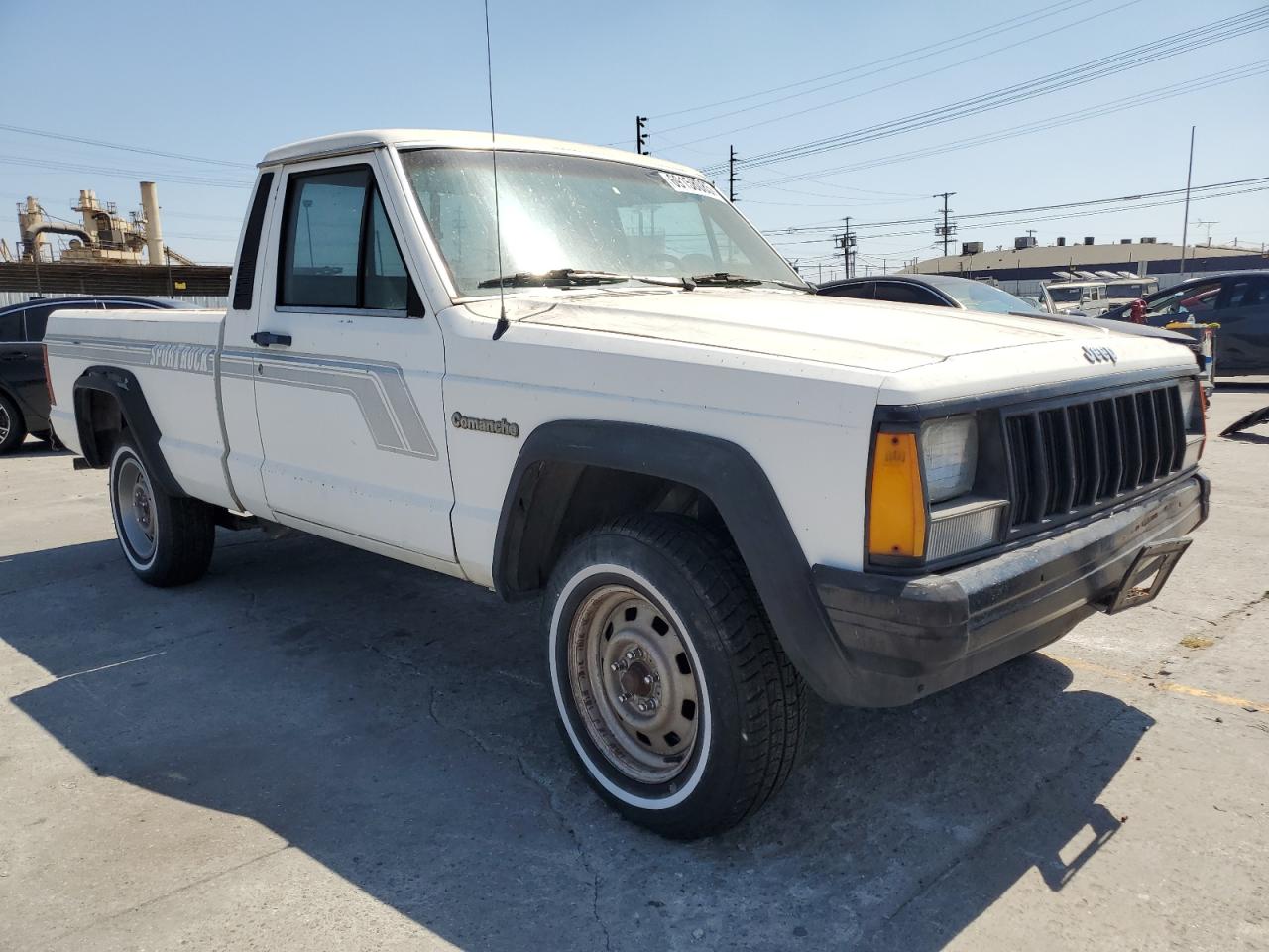 1988 Jeep Comanche White vin: 1JTMW641XJT005145