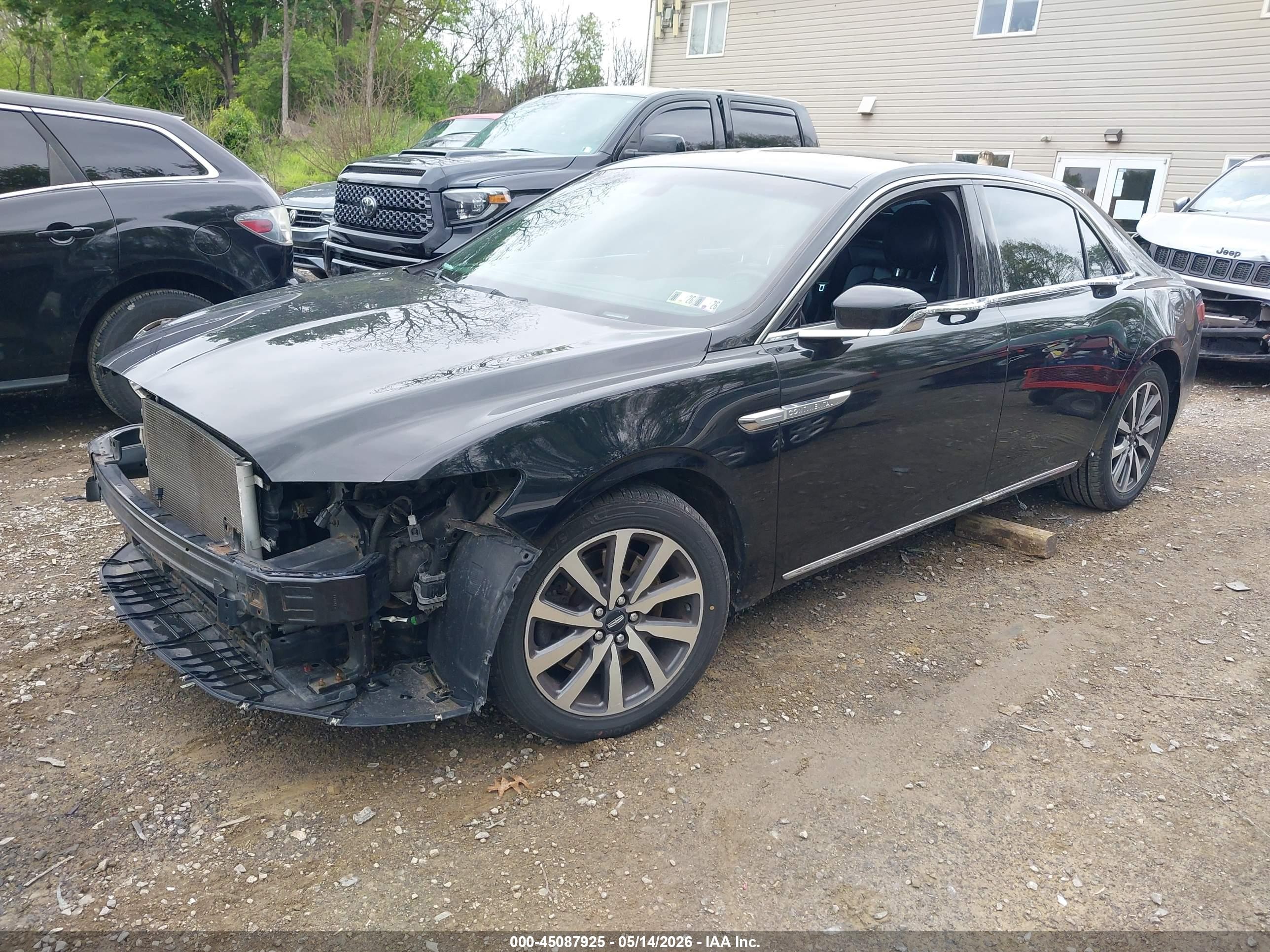 2018 Lincoln Continental Premiere Черный vin: 1LN6L9PK2J5603397