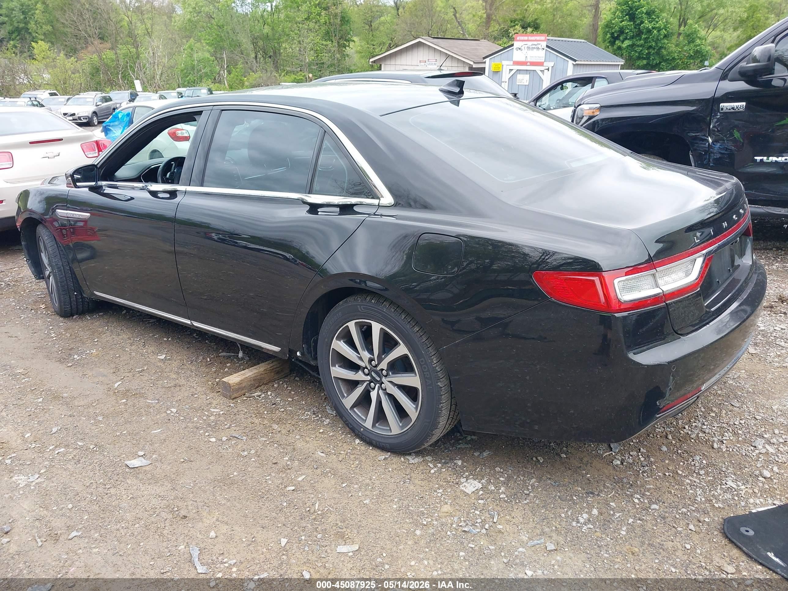 2018 Lincoln Continental Premiere Черный vin: 1LN6L9PK2J5603397