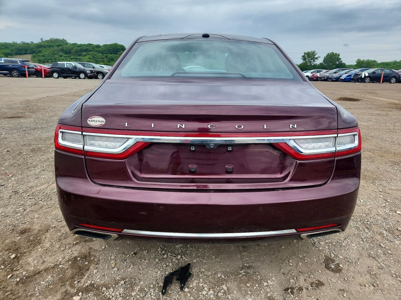 2017 Lincoln Continental Select Burgundy vin: 1LN6L9SK3H5605547