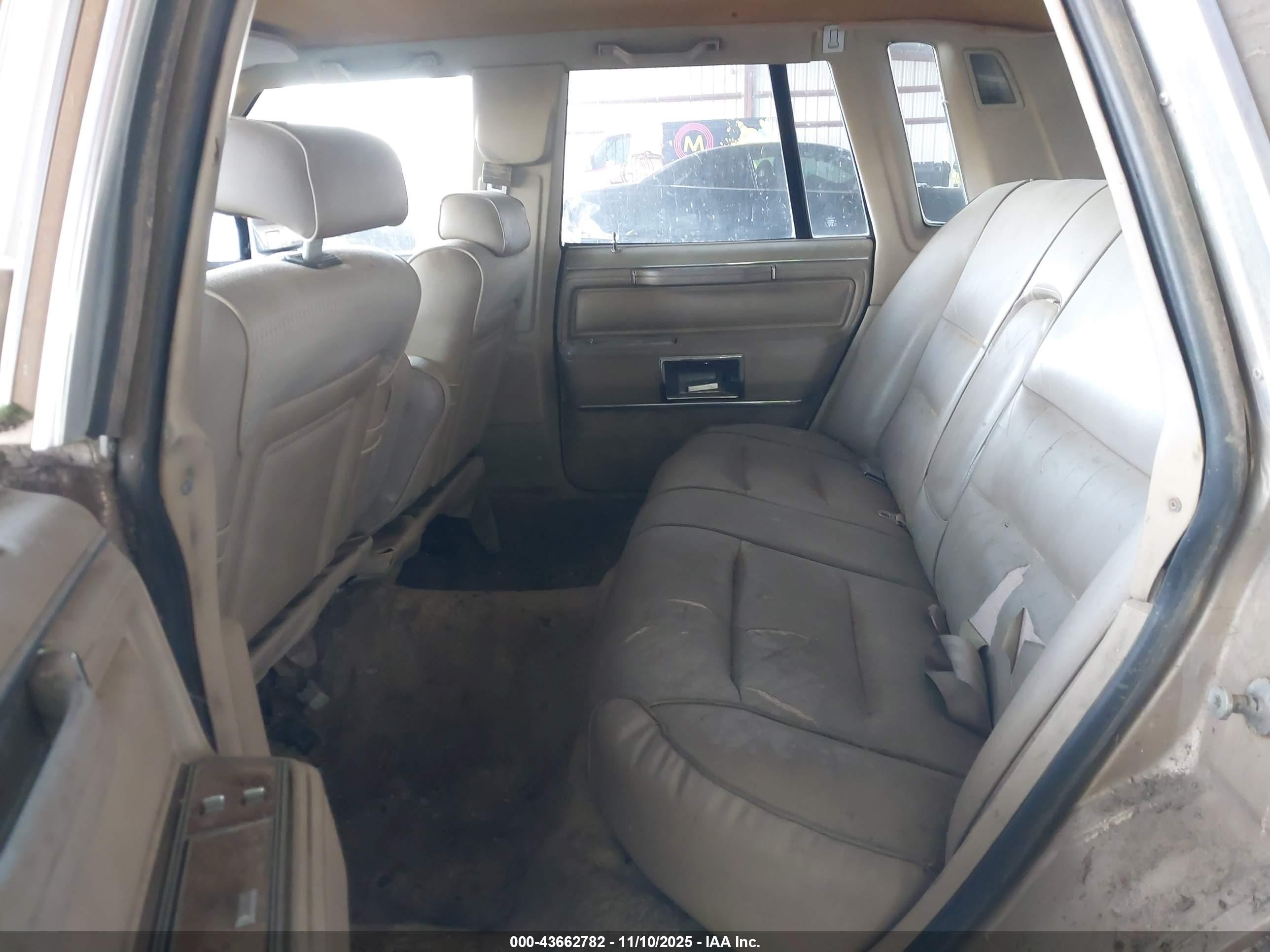 1986 Lincoln Town Car   Gray vin: 1LNBP96FXGY661997