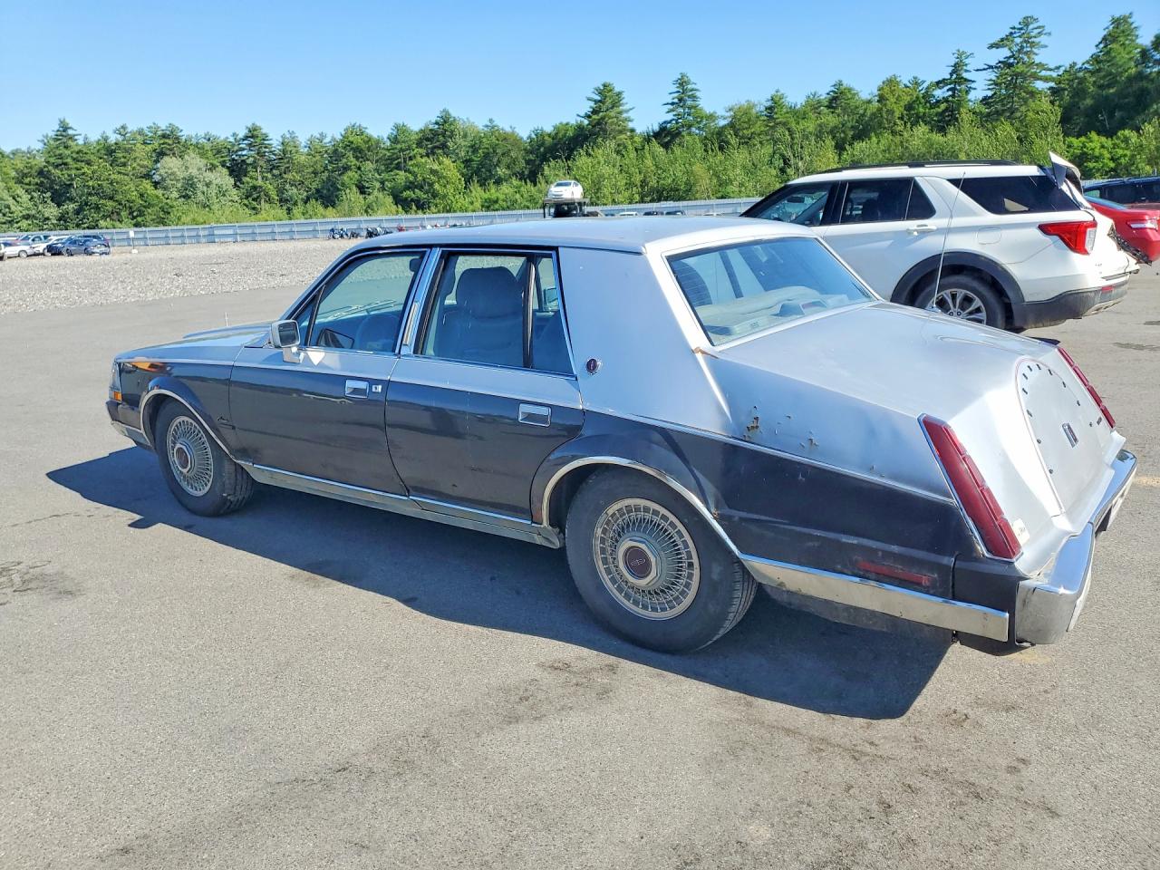 1986 Lincoln Continental Silver vin: 1LNBP97F4GY661444