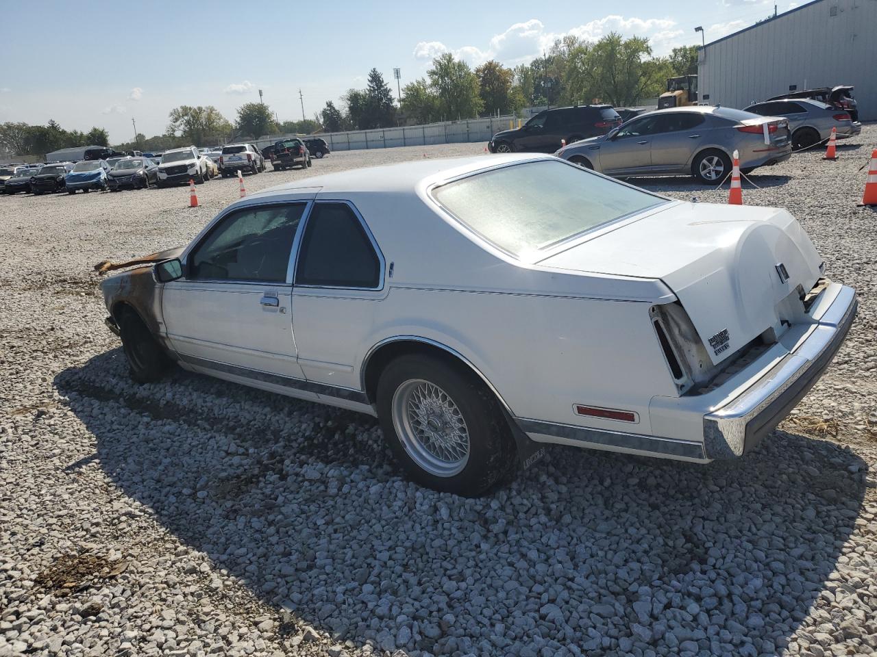 1986 Lincoln Mark Vii White vin: 1LNBP98F1GY722599