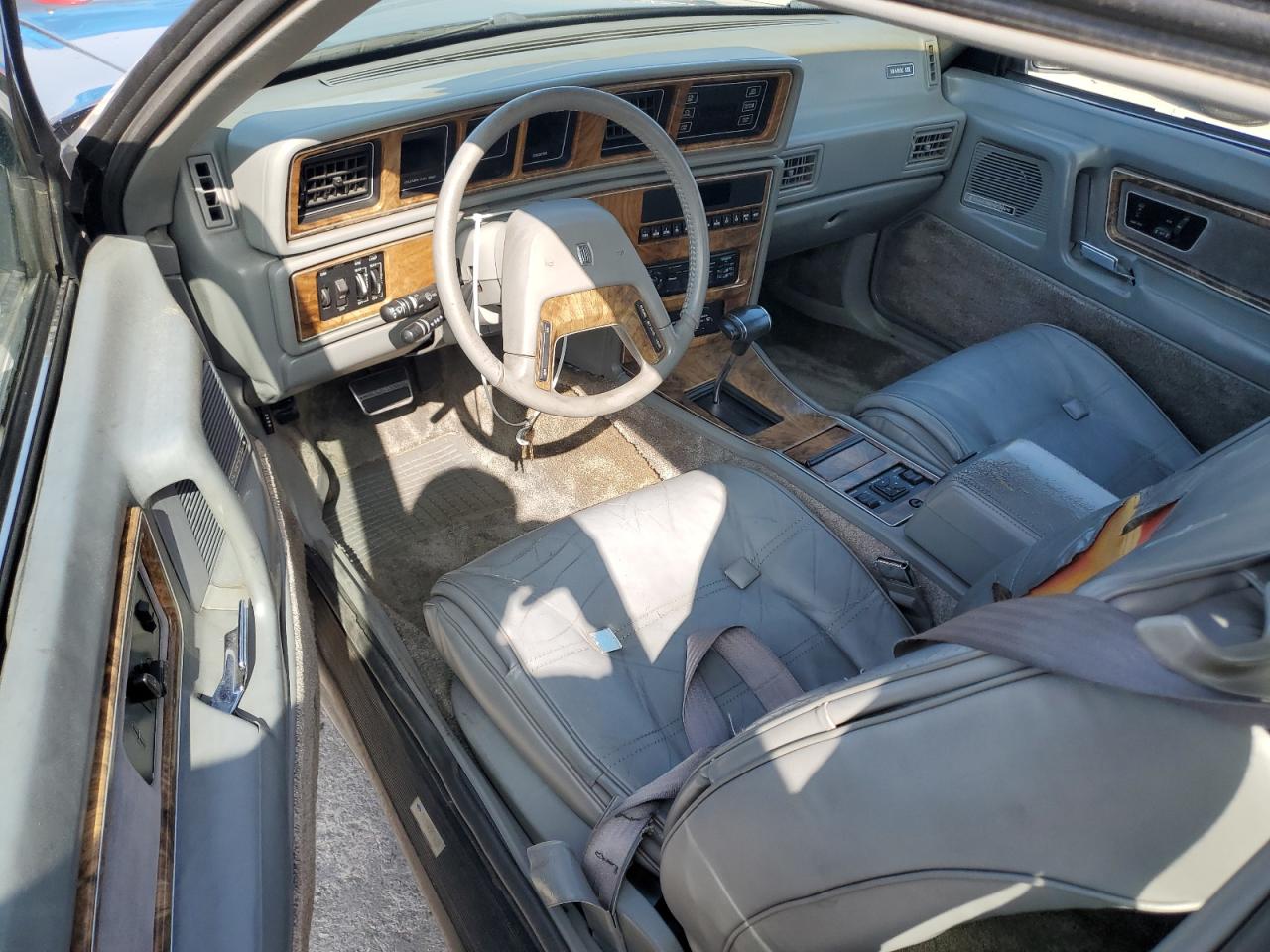 1986 Lincoln Mark Vii Black vin: 1LNBP98F5GY614549