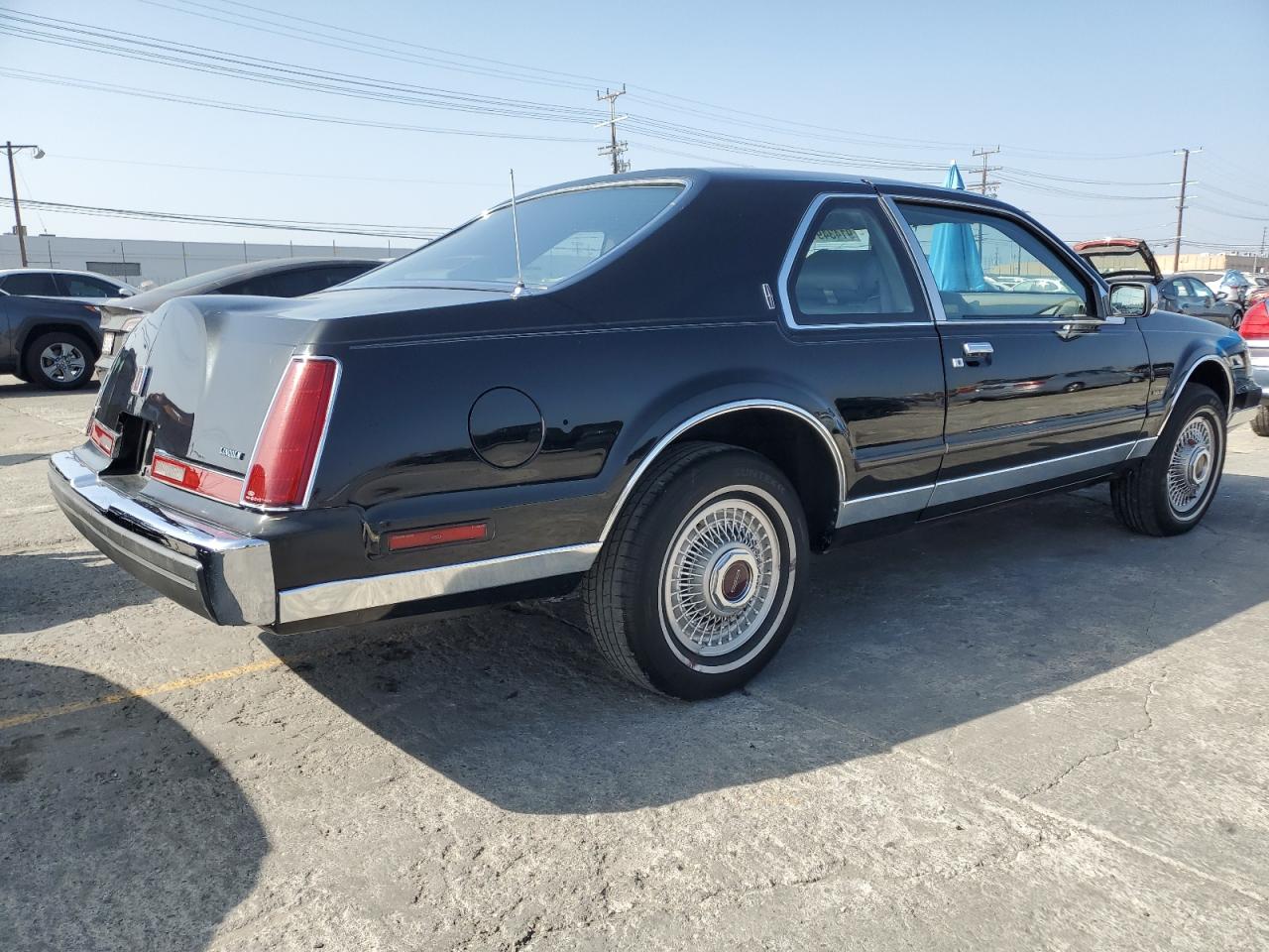 1986 Lincoln Mark Vii Black vin: 1LNBP98F5GY614549