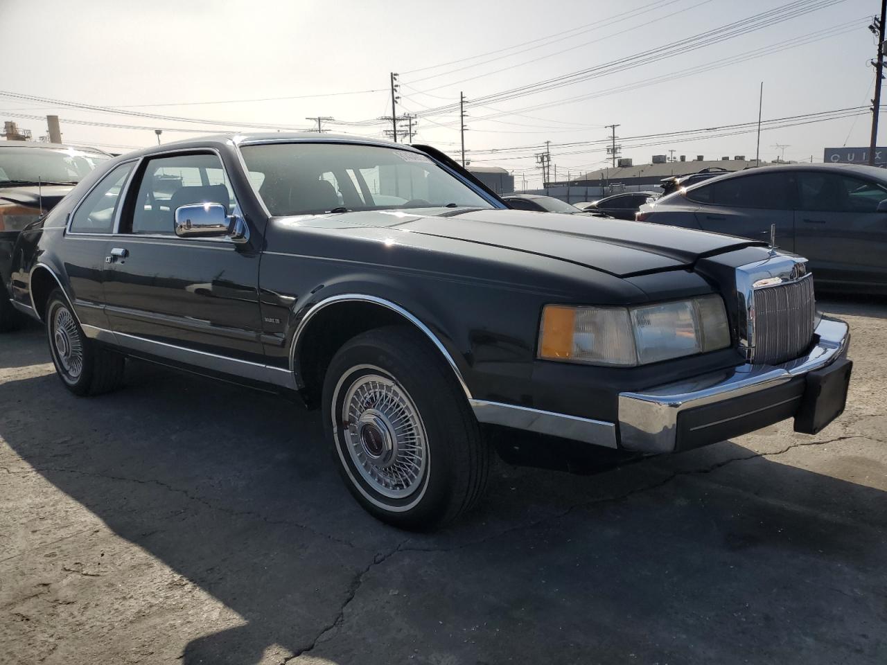 1986 Lincoln Mark Vii Black vin: 1LNBP98F5GY614549