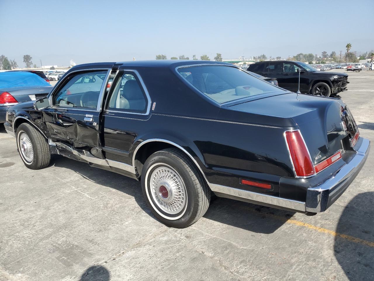 1986 Lincoln Mark Vii Black vin: 1LNBP98F5GY614549