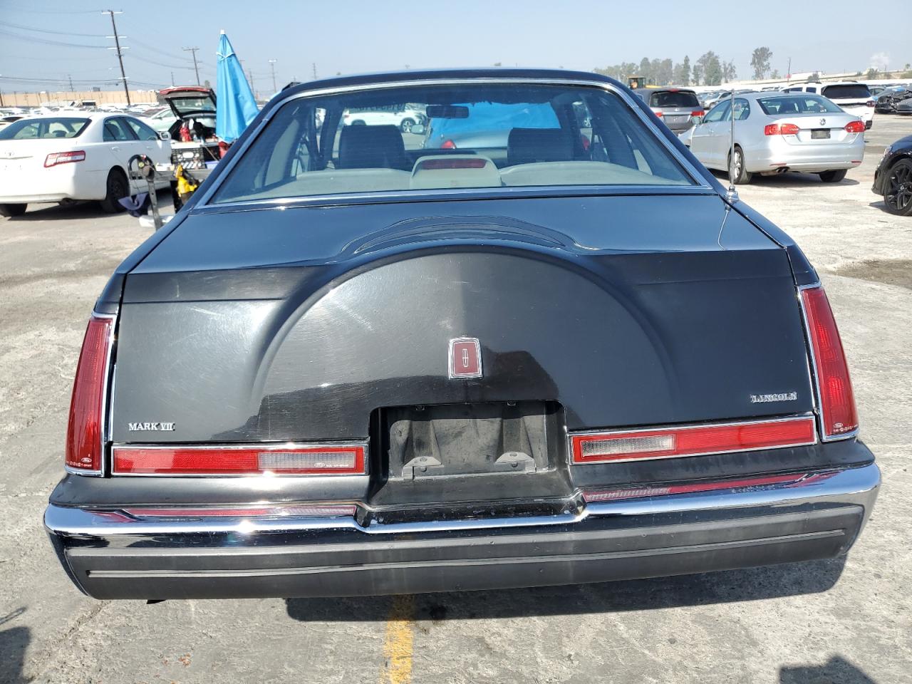 1986 Lincoln Mark Vii Black vin: 1LNBP98F5GY614549