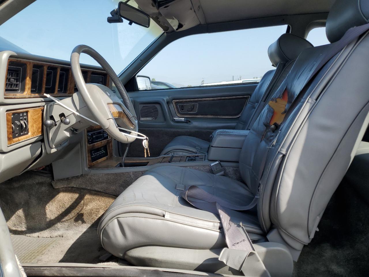 1986 Lincoln Mark Vii Black vin: 1LNBP98F5GY614549