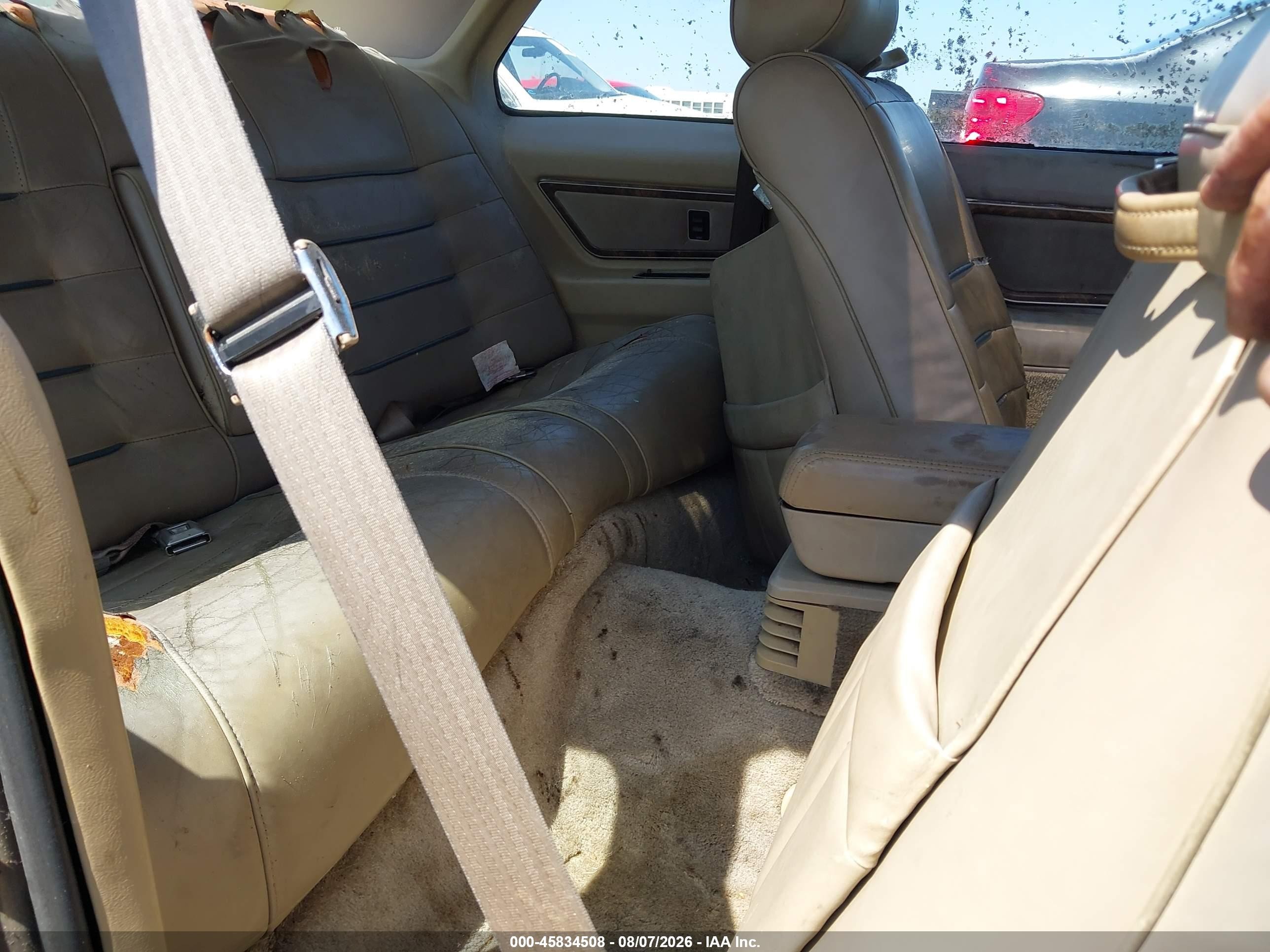 1986 Lincoln Mark Vii   Золотой vin: 1LNBP98F5GY755153