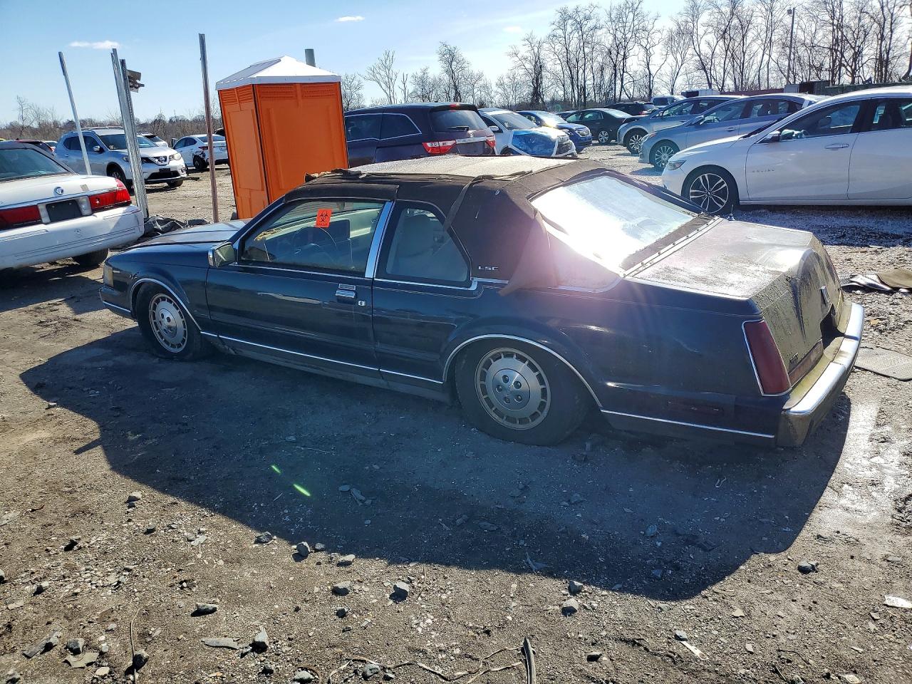 1986 Lincoln Continenta Blue vin: 1LNBP98M0GY730658