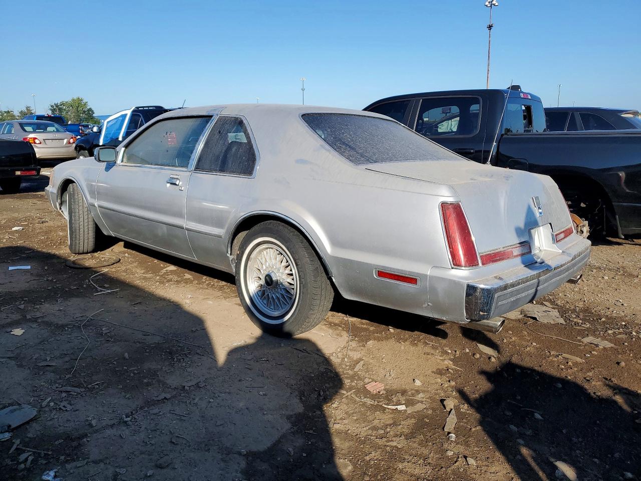 1986 Lincoln Mark Vii Silver vin: 1LNBP98M8GY725837