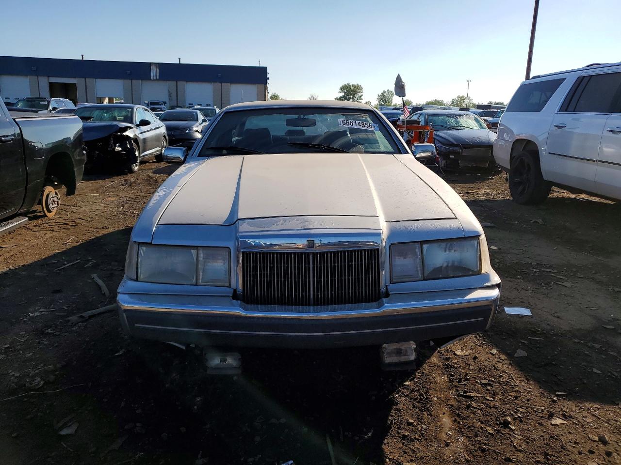 1986 Lincoln Mark Vii Silver vin: 1LNBP98M8GY725837