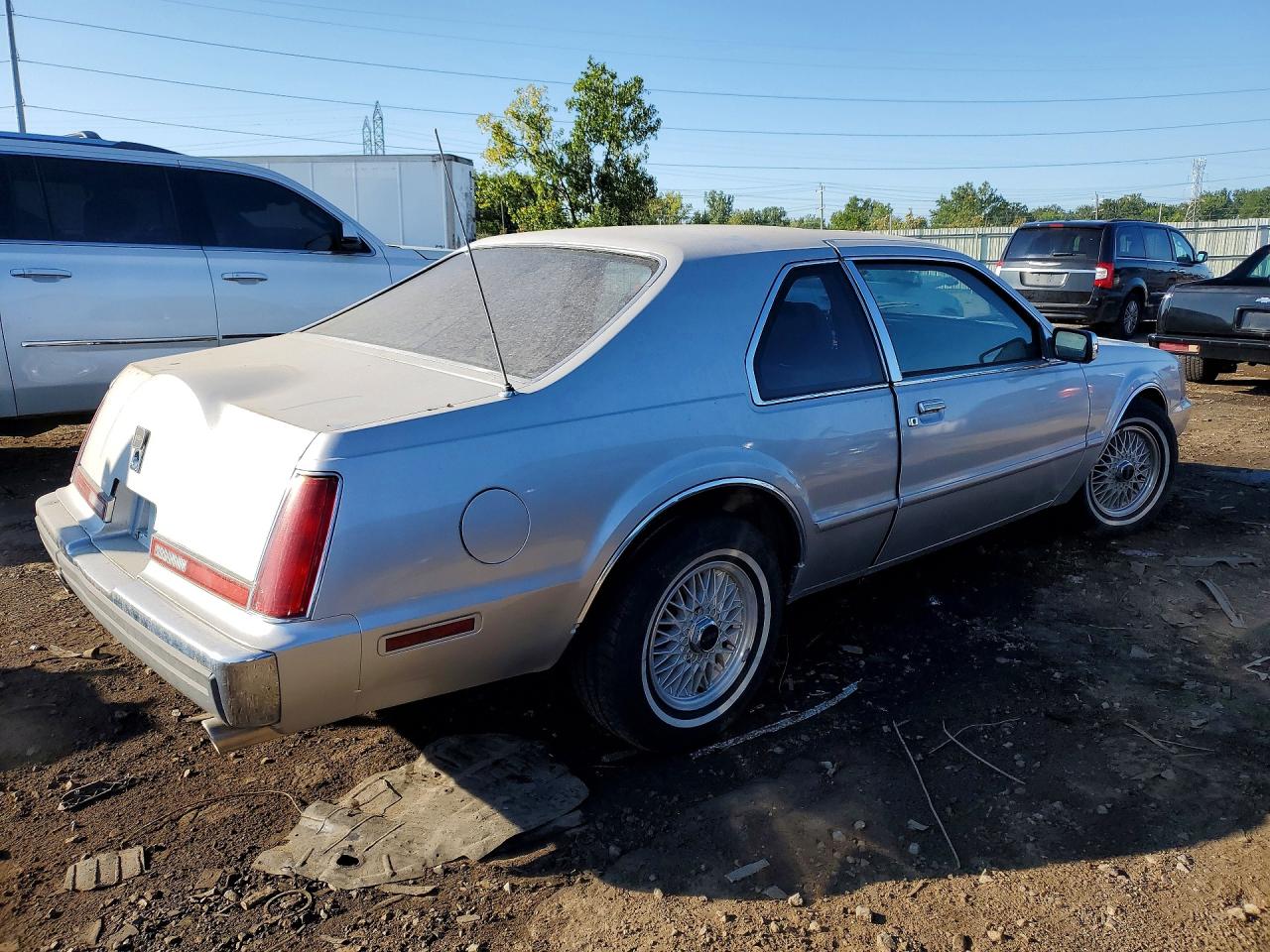 1986 Lincoln Mark Vii Silver vin: 1LNBP98M8GY725837
