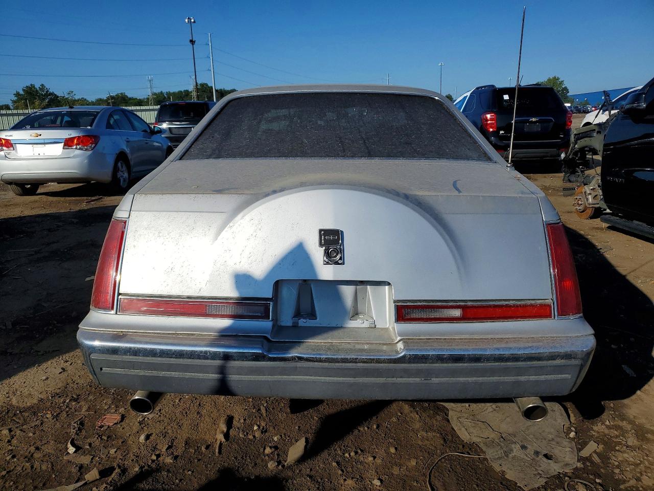 1986 Lincoln Mark Vii Silver vin: 1LNBP98M8GY725837
