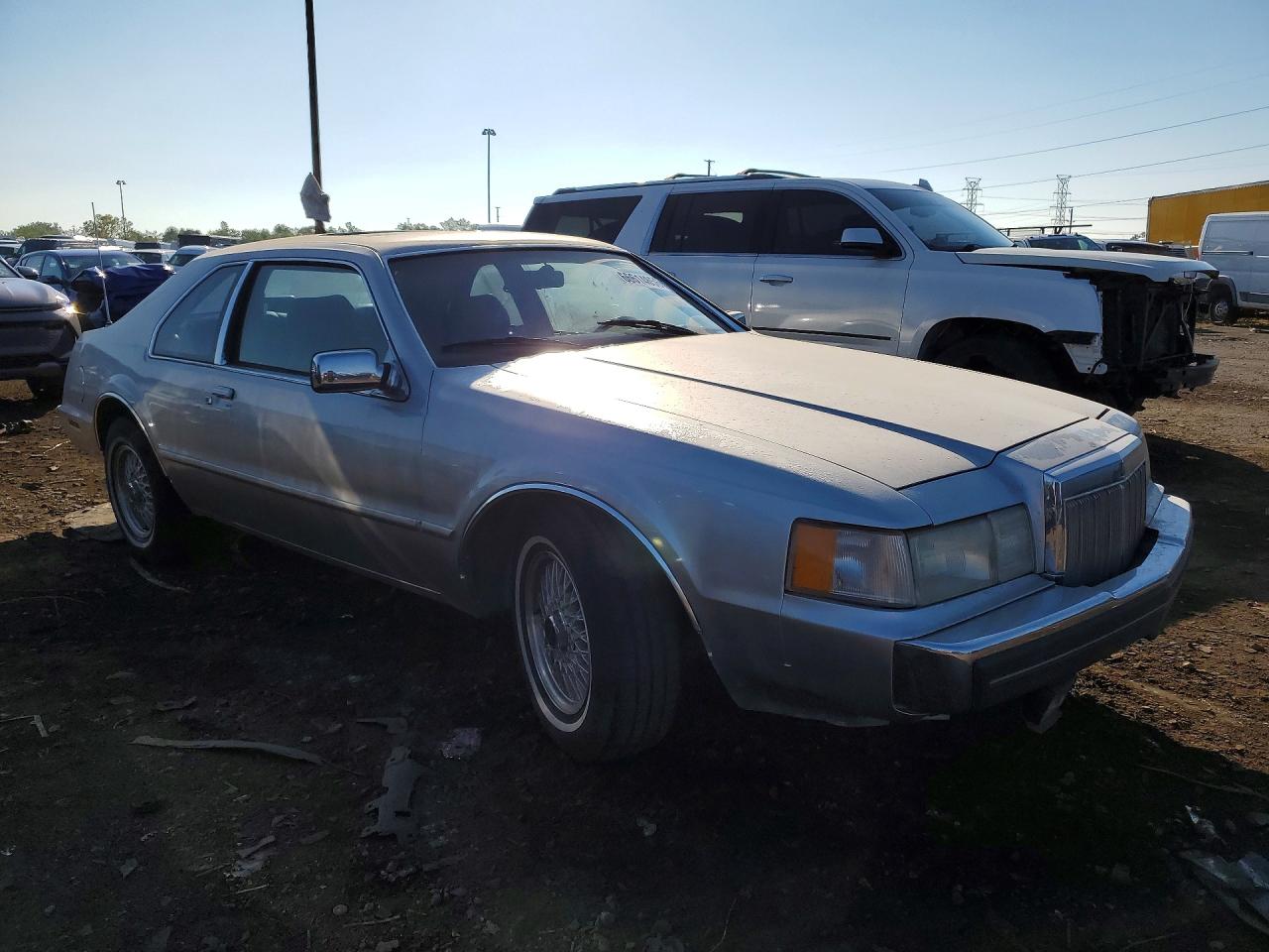 1986 Lincoln Mark Vii Silver vin: 1LNBP98M8GY725837