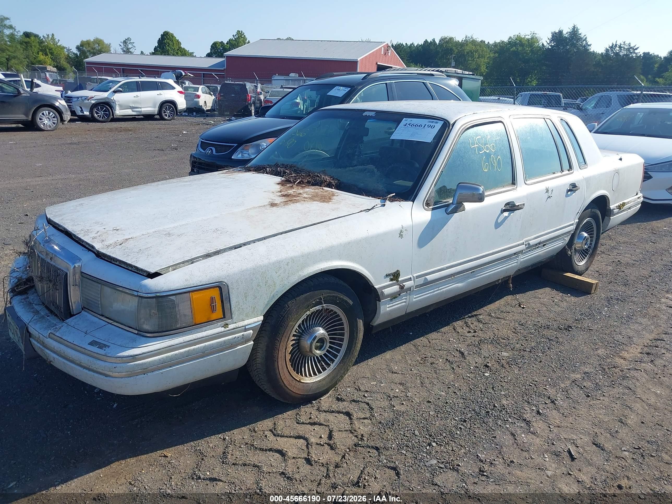 1991 Lincoln Town Car Executive Белый vin: 1LNCM81W1MY737133