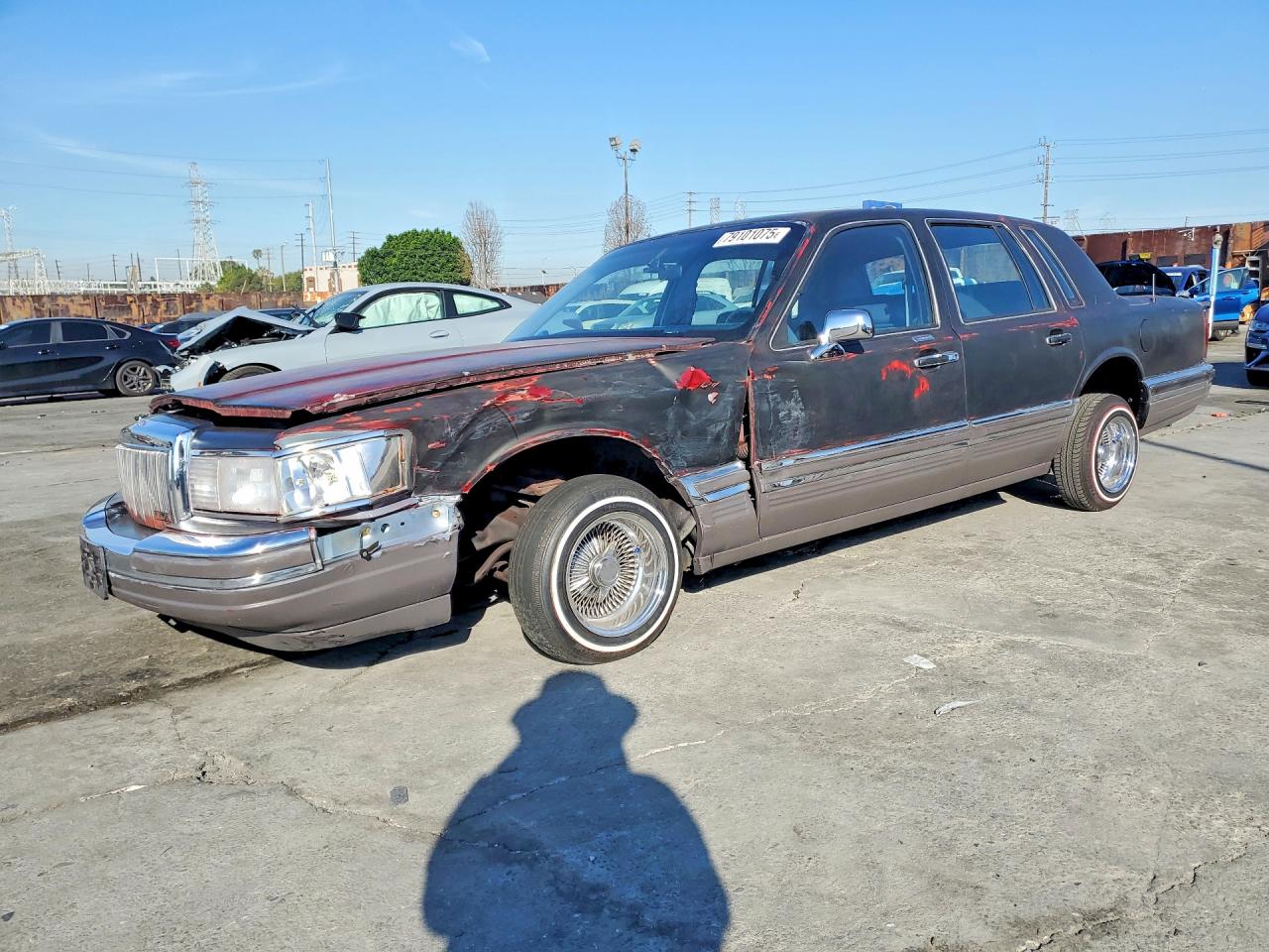 1990 Linc Town Car Black vin: 1LNCM83F1LY773206