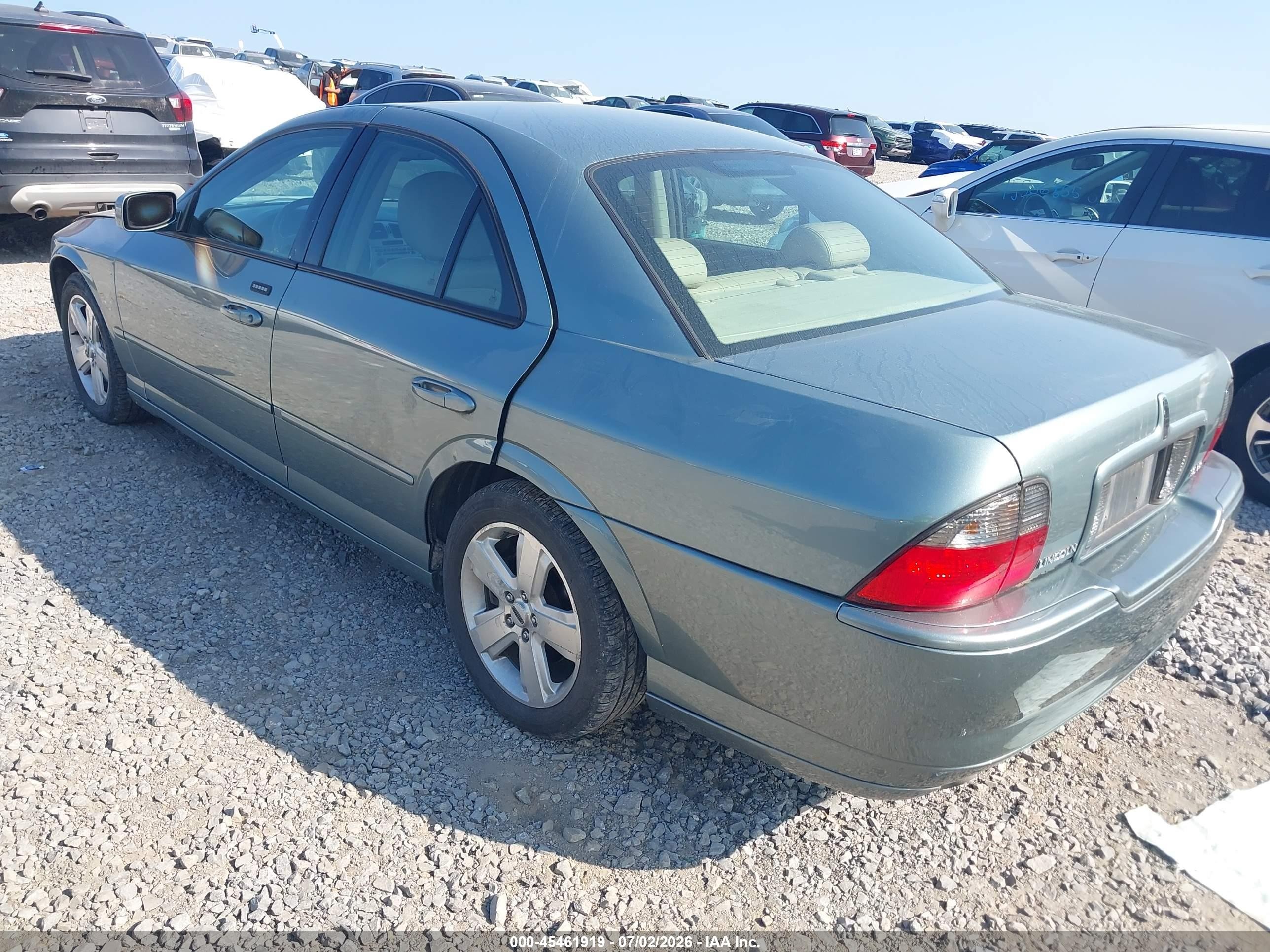 2006 Lincoln Ls V8 Turquoise vin: 1LNFM87A96Y641116