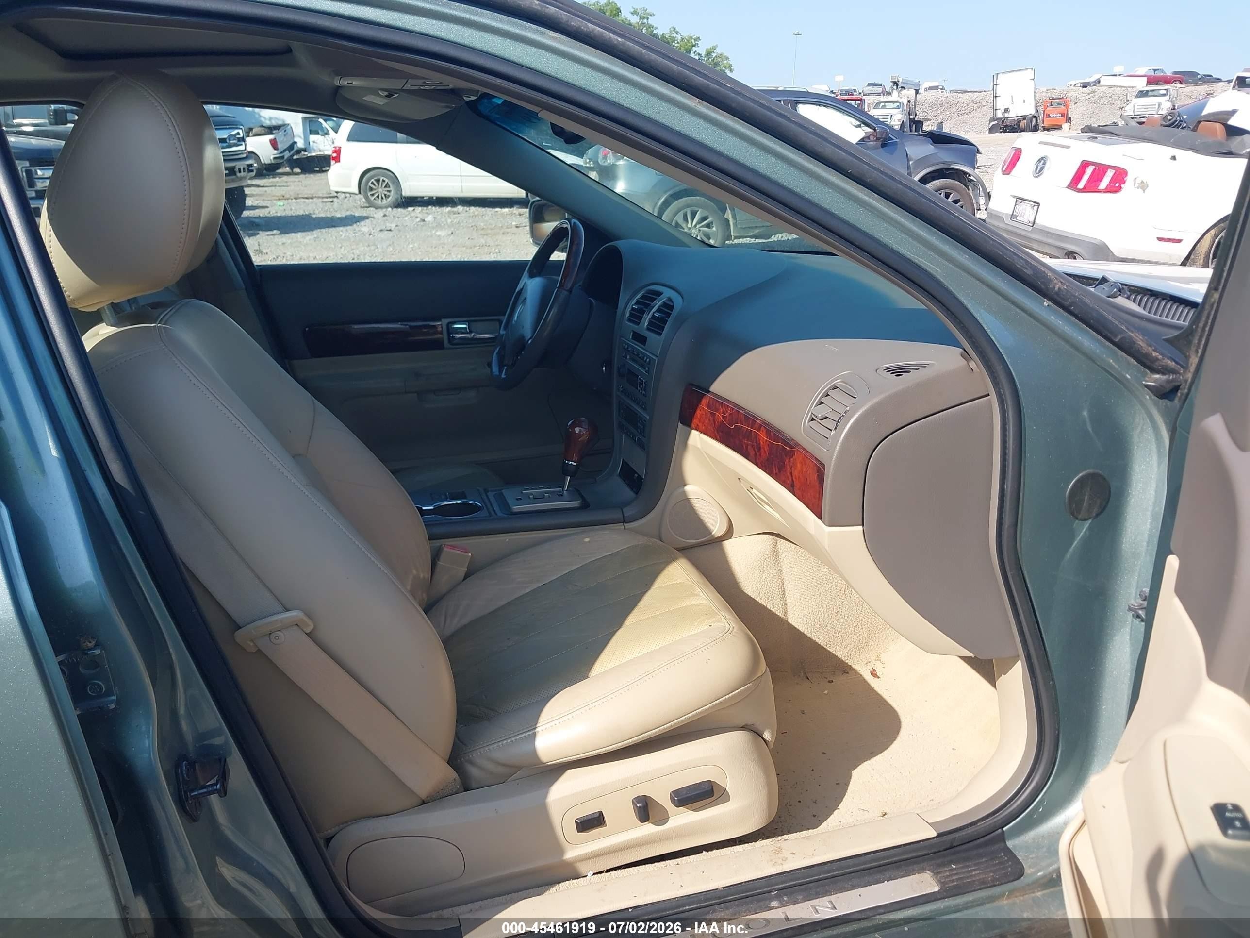 2006 Lincoln Ls V8 Turquoise vin: 1LNFM87A96Y641116