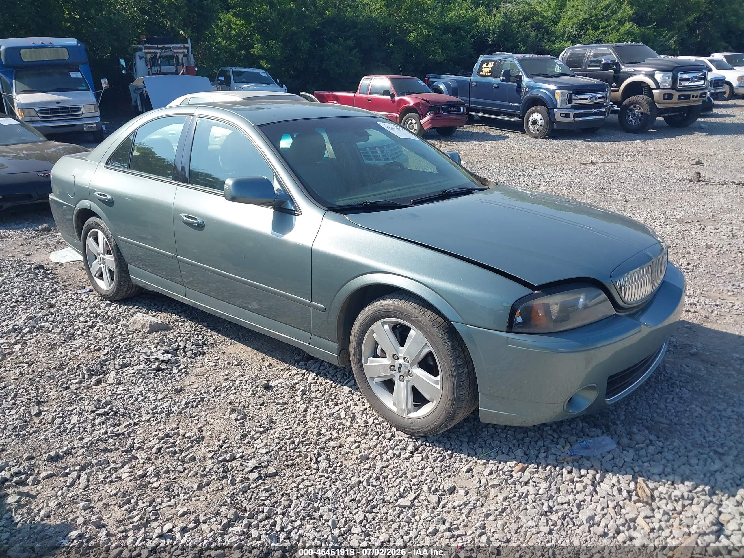 2006 Lincoln Ls V8 Turquoise vin: 1LNFM87A96Y641116