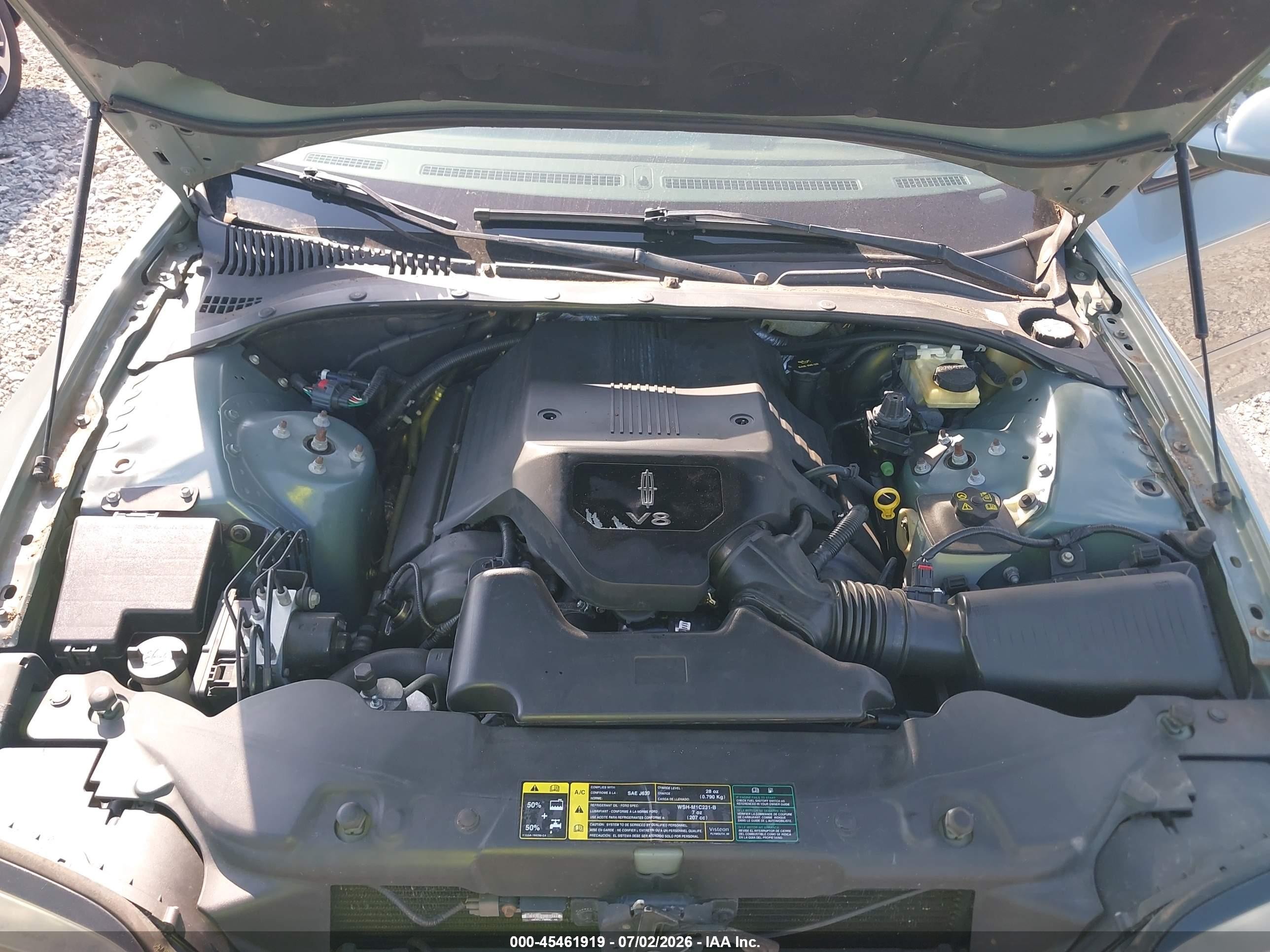 2006 Lincoln Ls V8 Turquoise vin: 1LNFM87A96Y641116