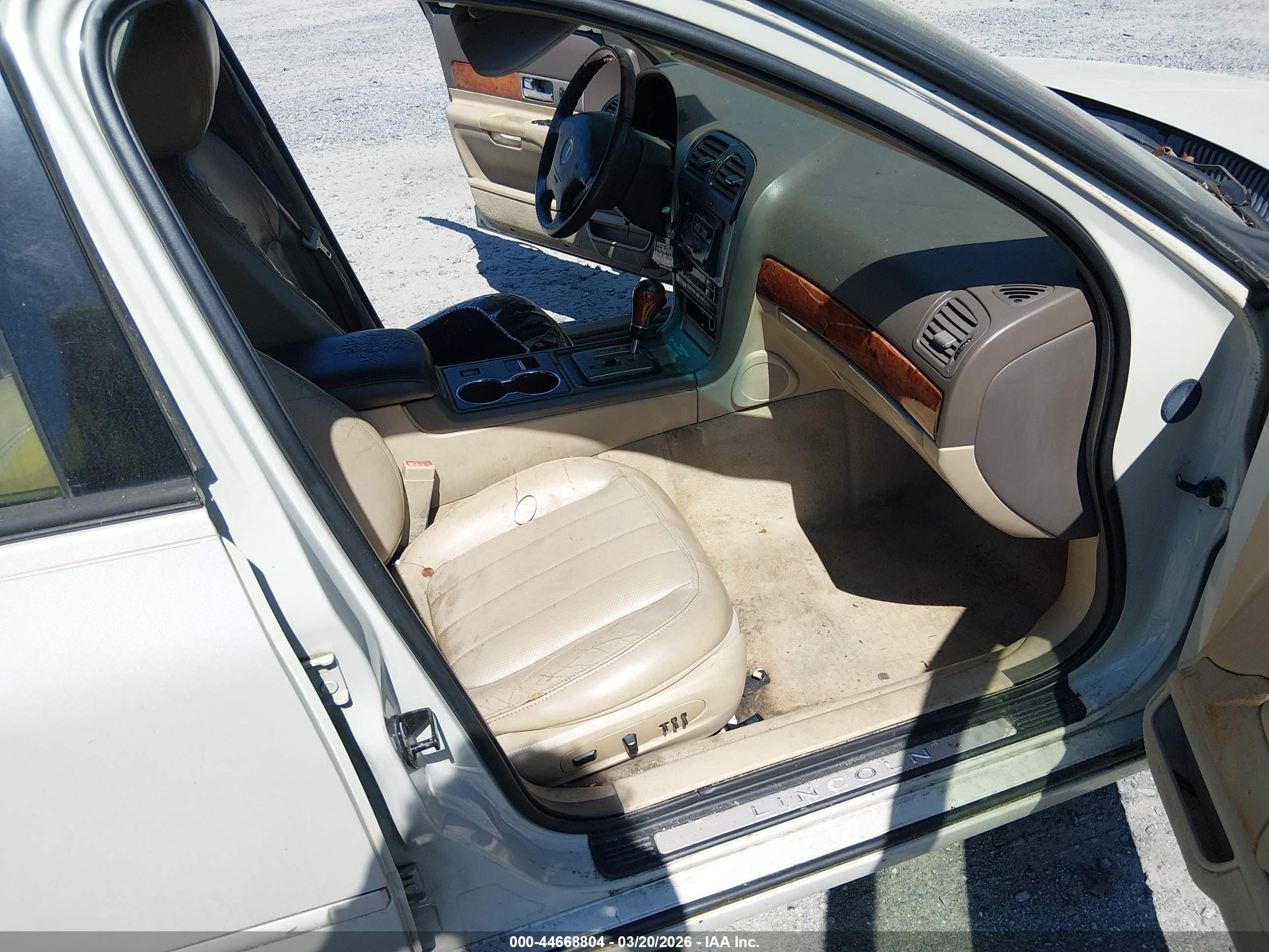 2006 Lincoln Ls V8 Tan vin: 1LNFM87AX6Y640122