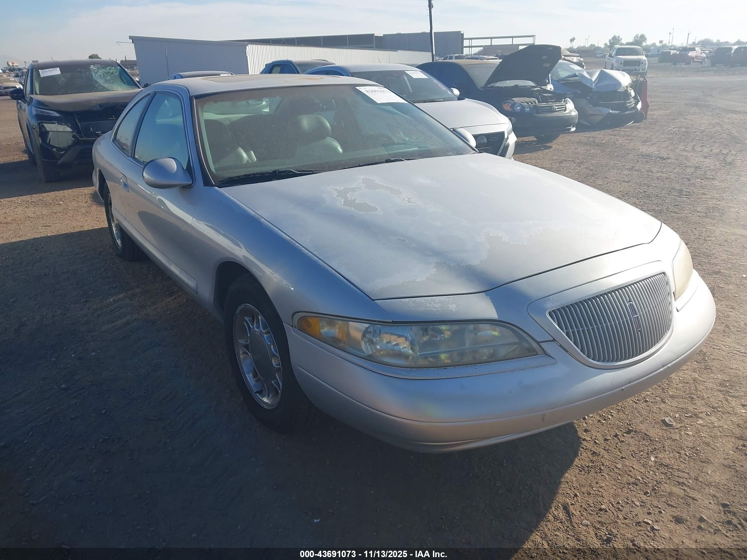 1998 Lincoln Mark Viii Lsc Silver vin: 1LNFM92V0WY604505