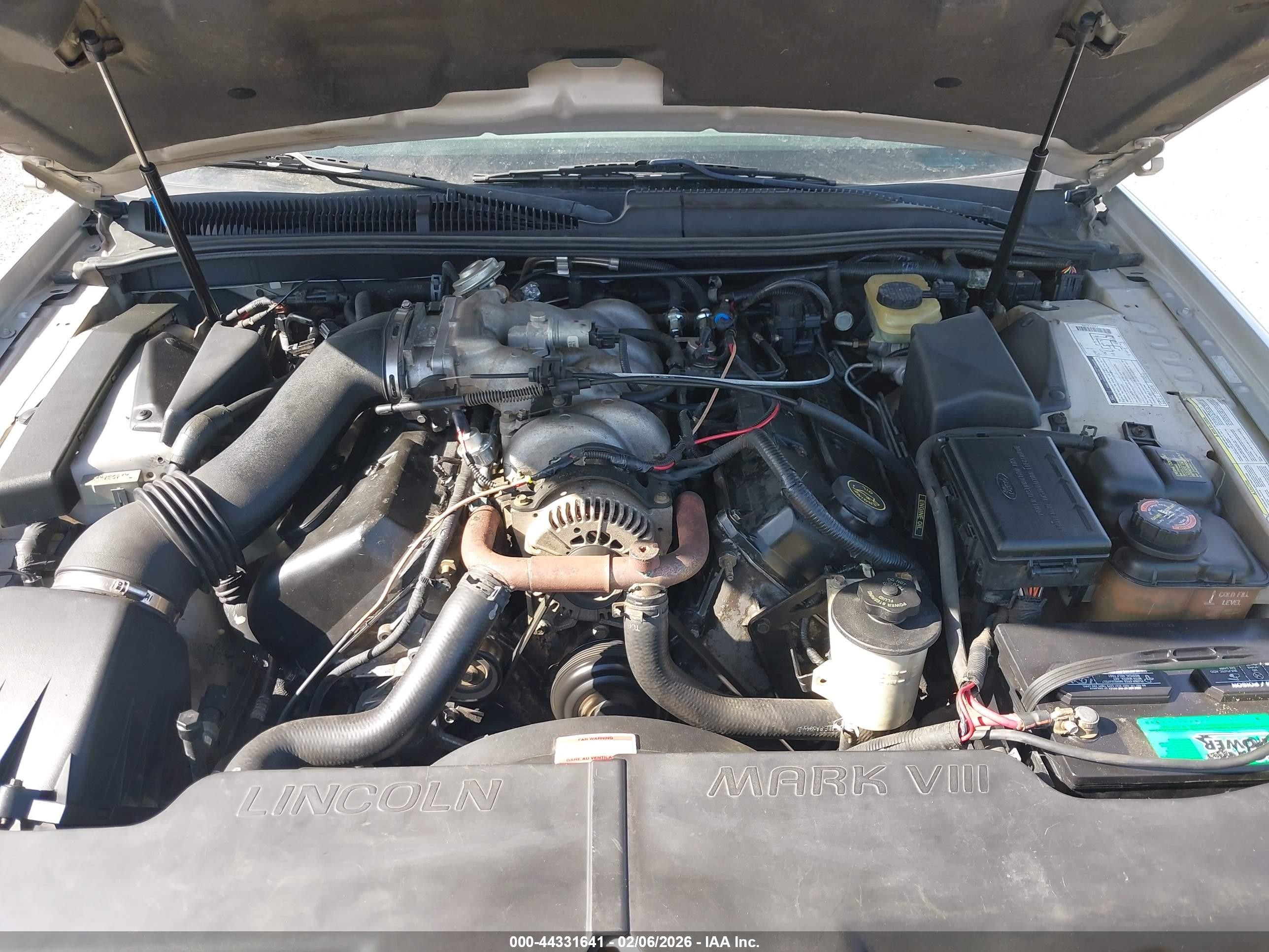 1998 Lincoln Mark Viii Lsc Серебряный vin: 1LNFM92V2WY640955