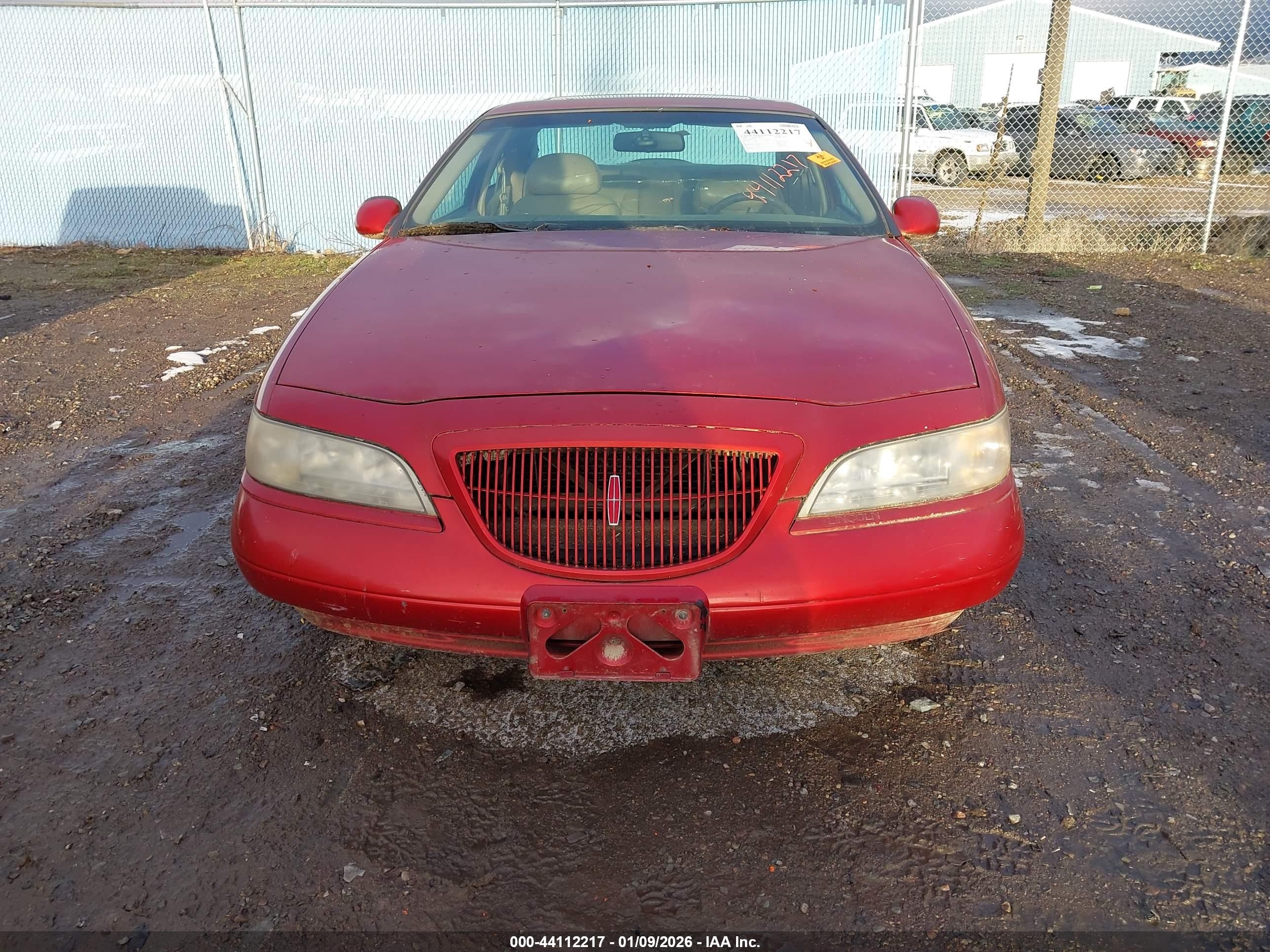 1998 Lincoln Mark Viii Lsc Red vin: 1LNFM92V6WY606212