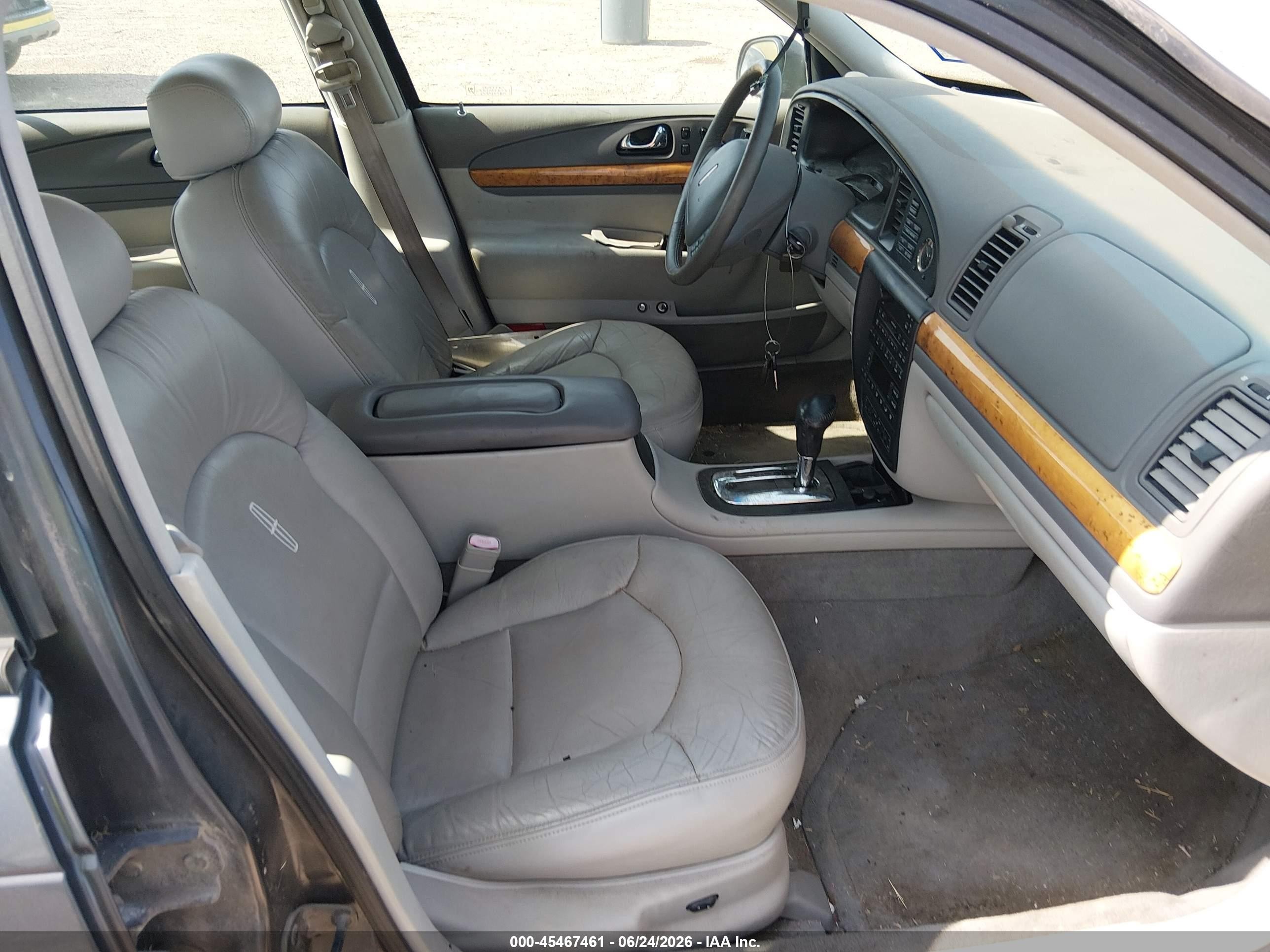 1998 Lincoln Continental   Gray vin: 1LNFM97V5WY742226