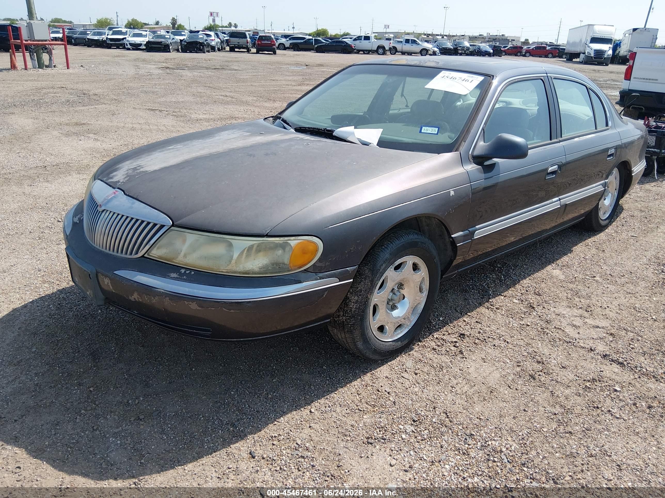 1998 Lincoln Continental   Gray vin: 1LNFM97V5WY742226