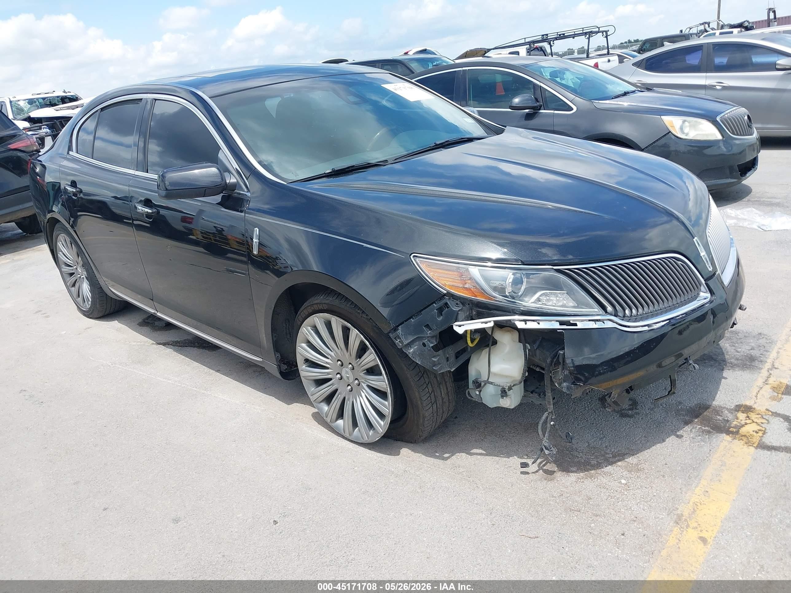 2013 Lincoln Mks   Black vin: 1LNHL9DK0DG603047